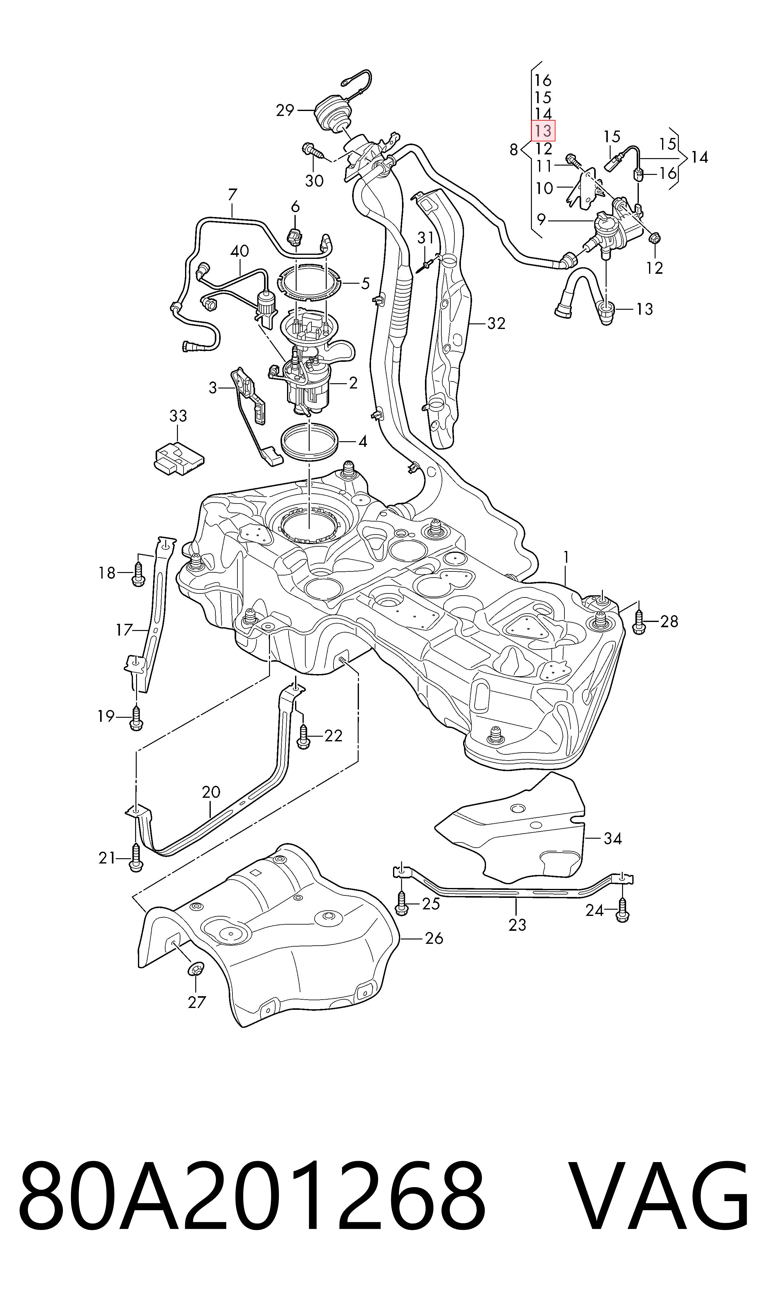 80A201268 VAG 