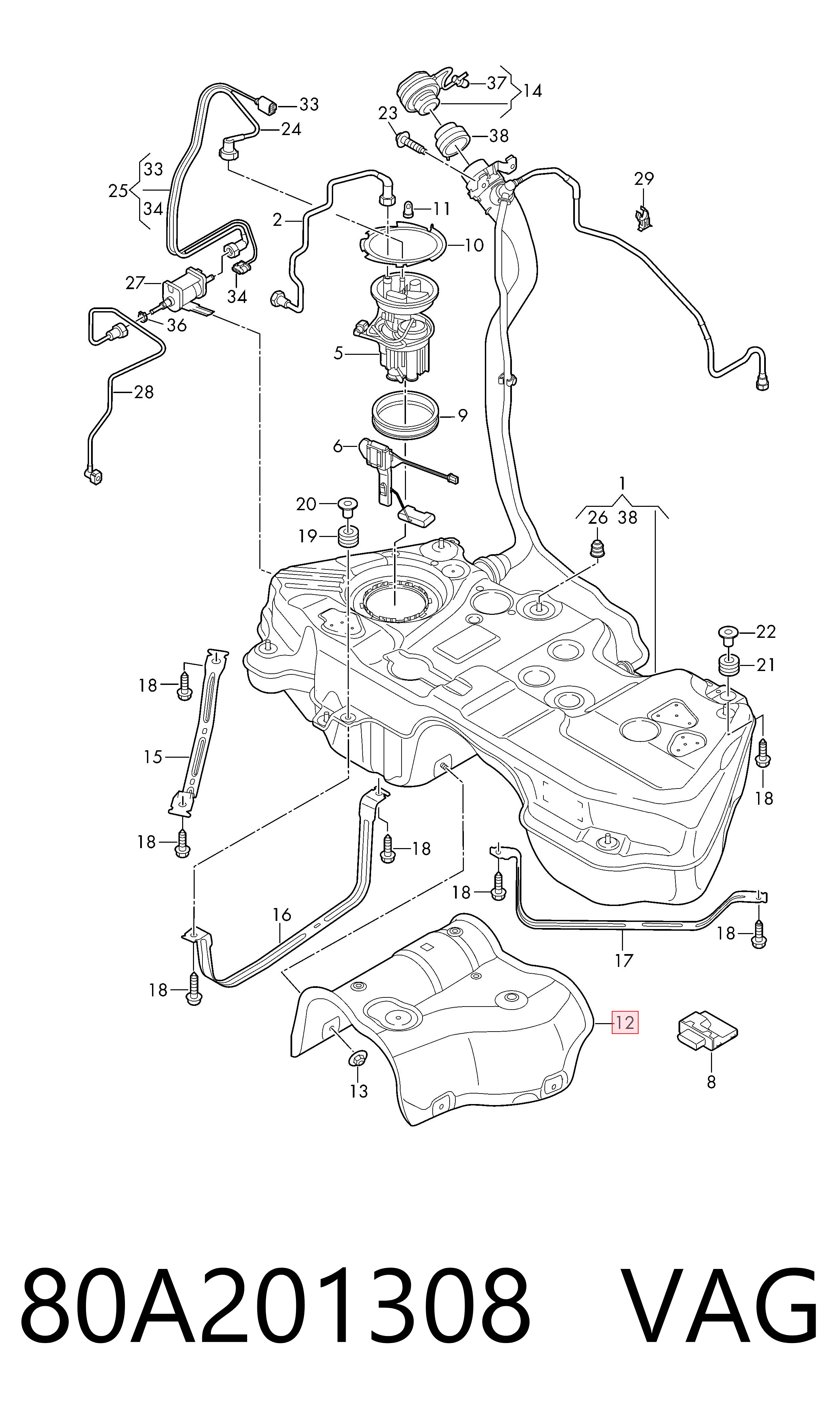 80A201308 VAG 