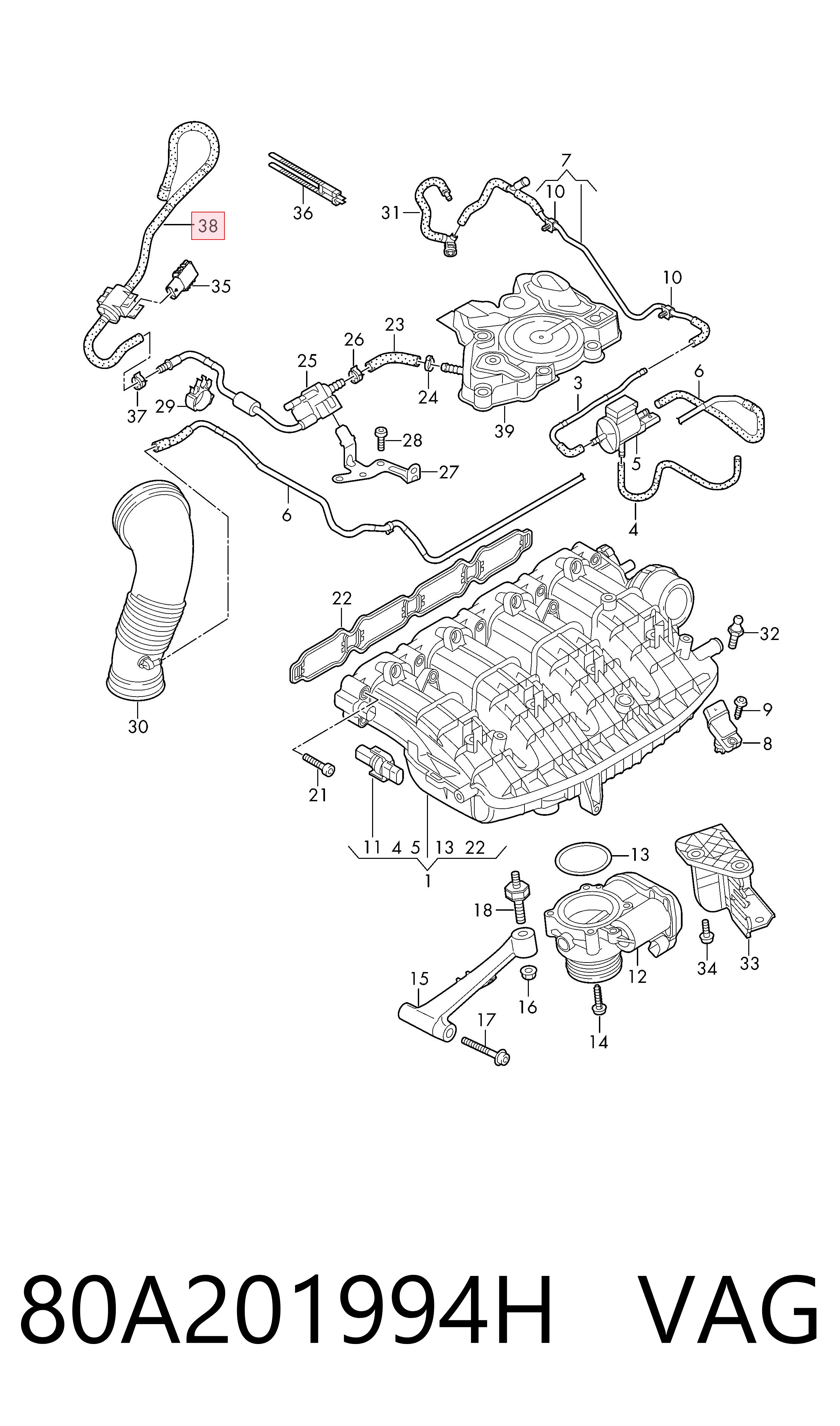 80A201994H VAG 