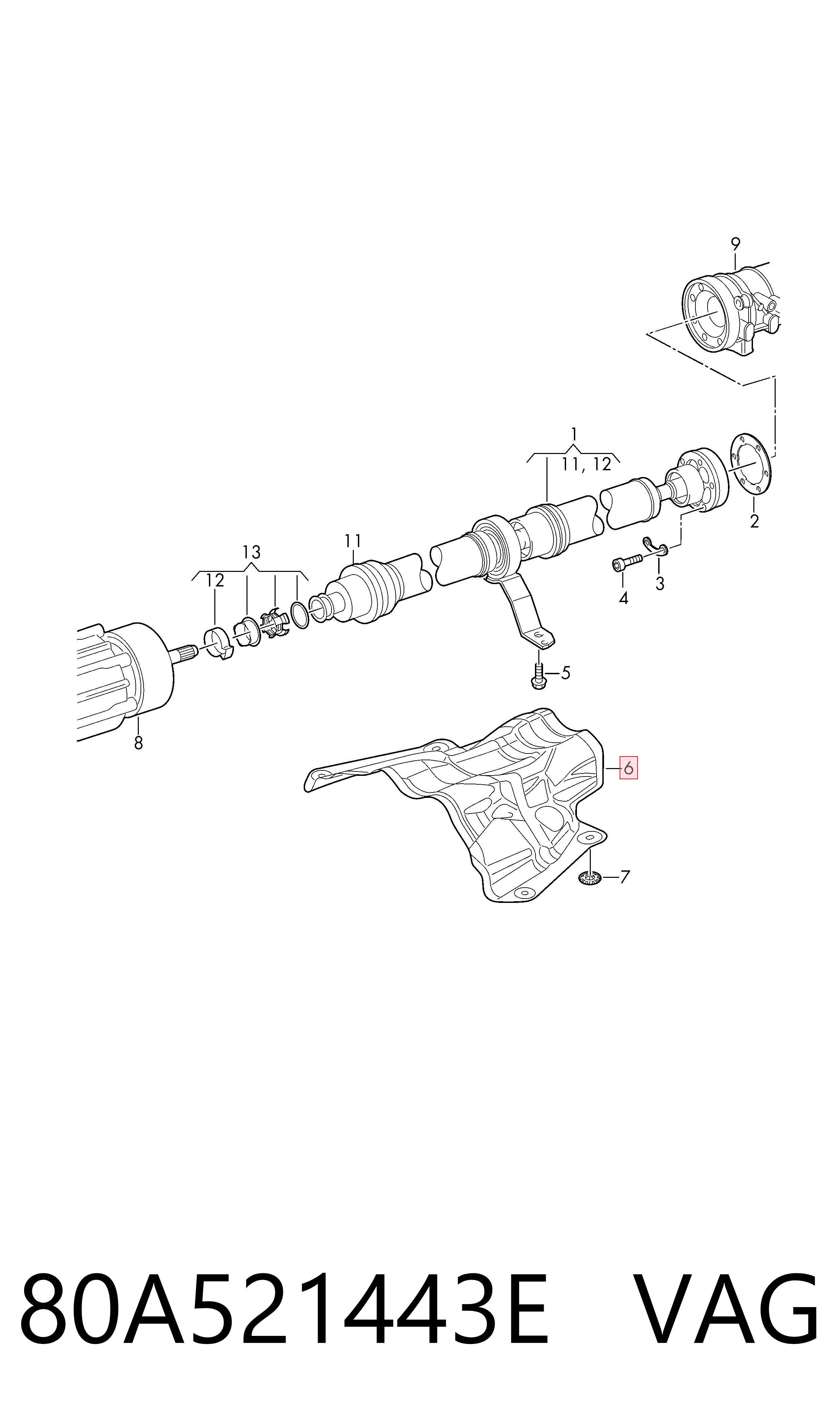 80A521443E VAG 