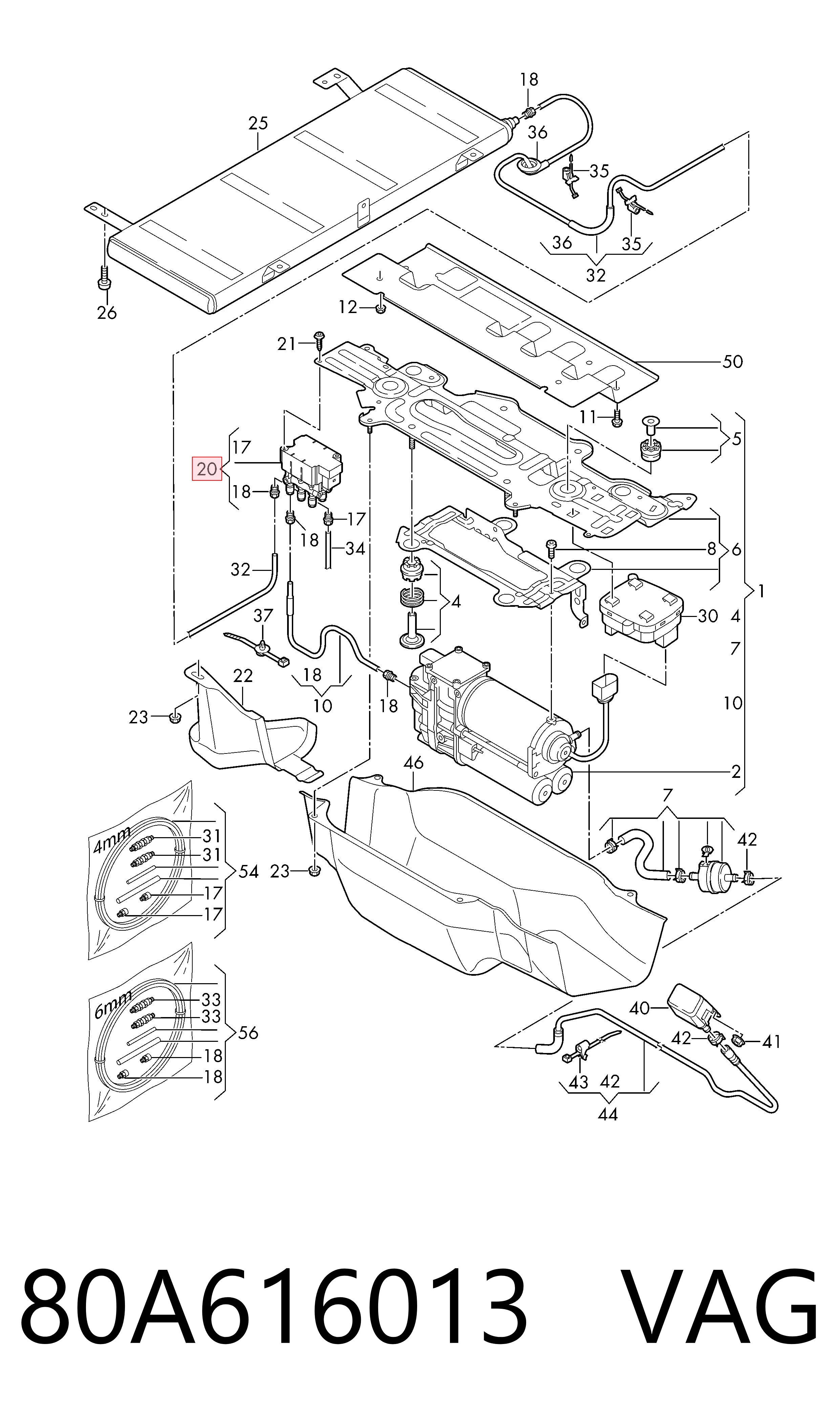 80A616013 VAG 