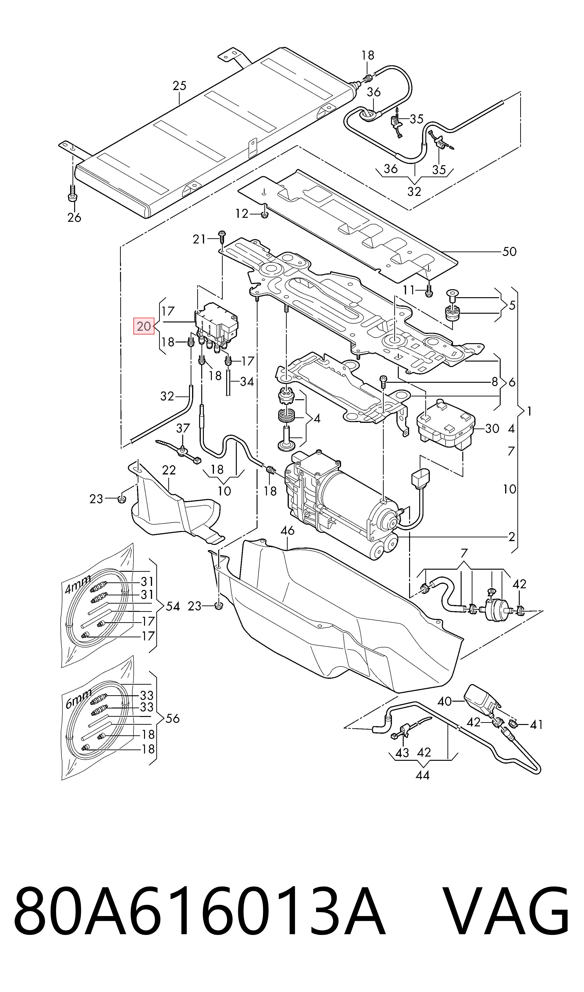 80A616013A VAG 