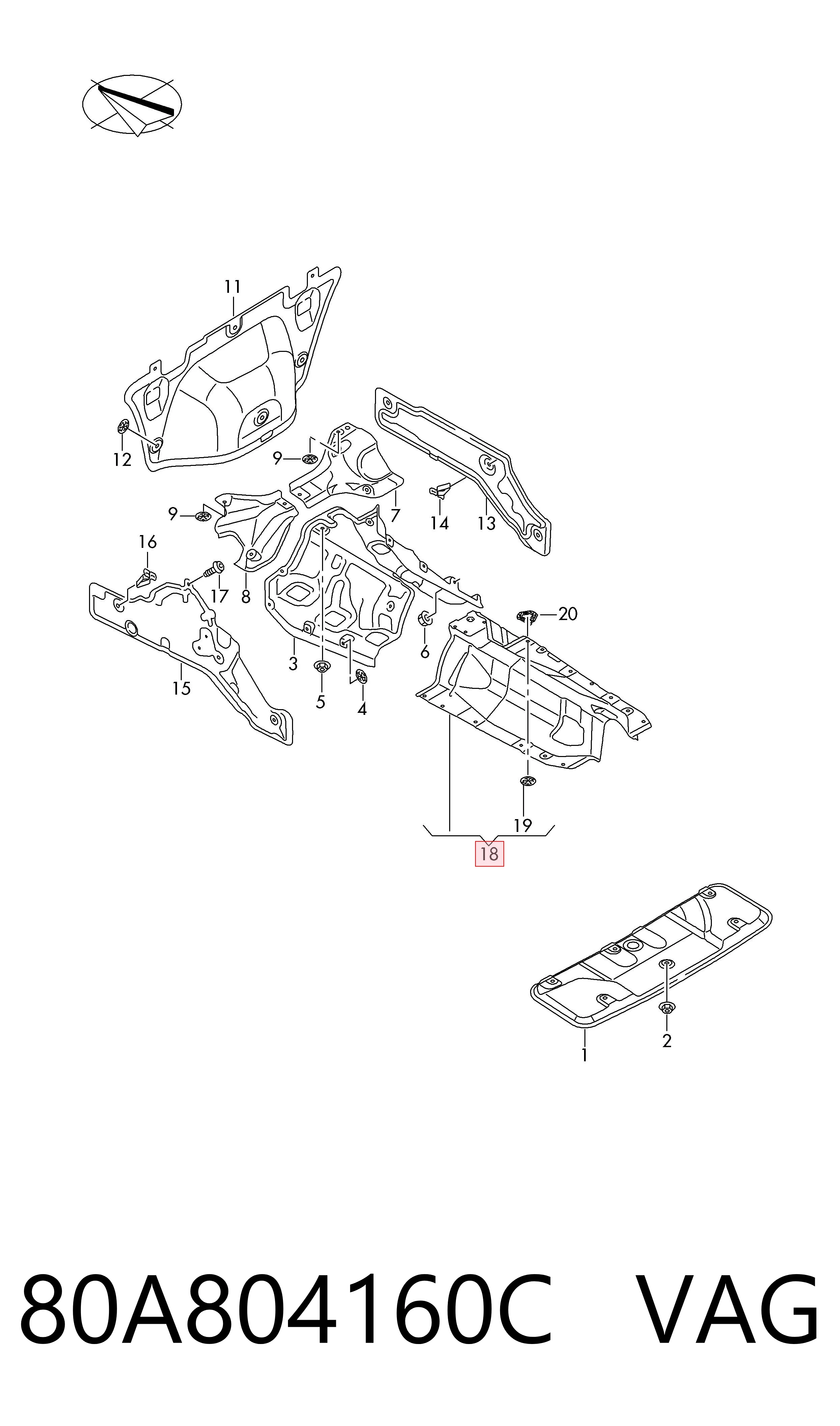80A804160C VAG 
