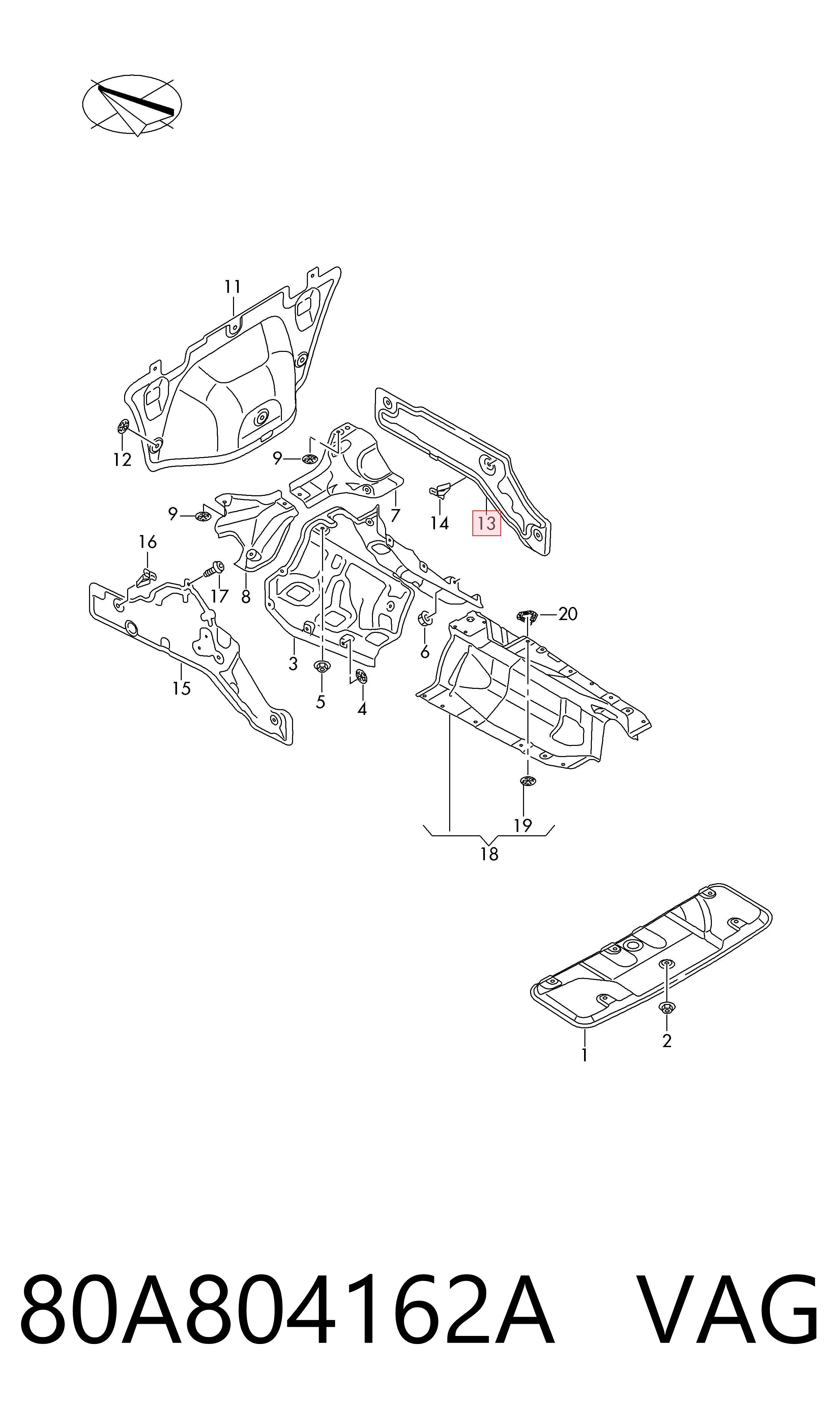 80A804162A VAG 