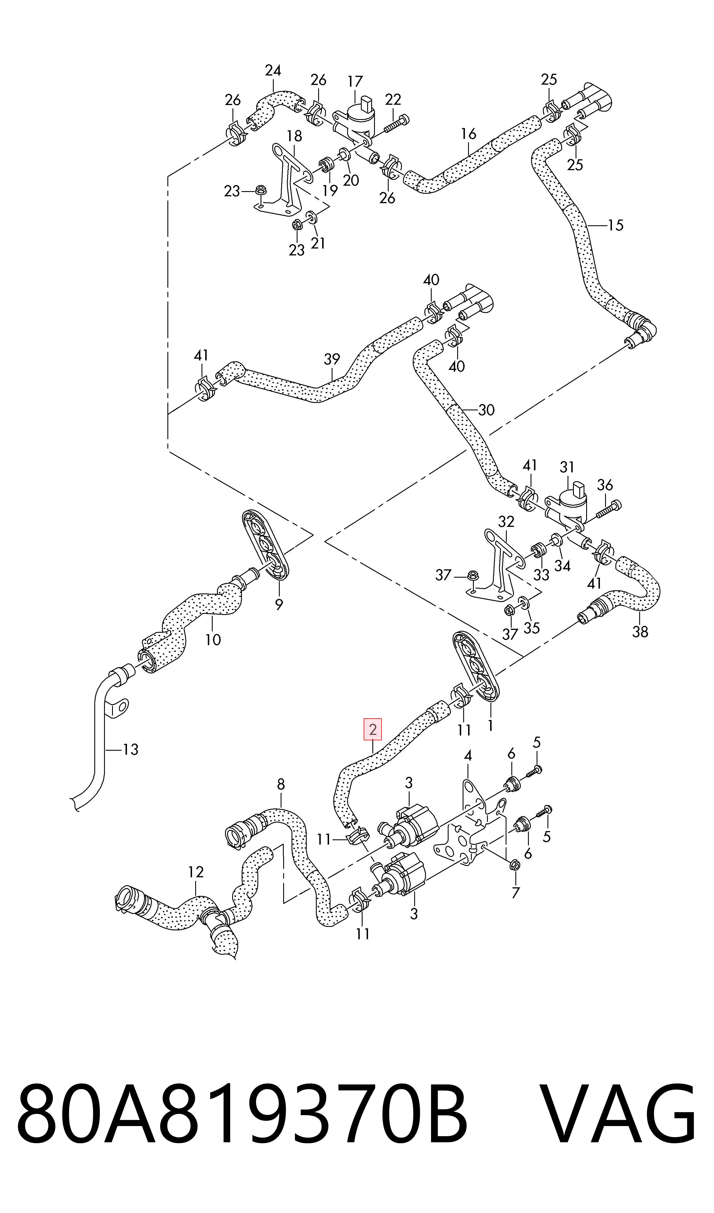  VAG 80A819370B ціна, від 3.80 USD