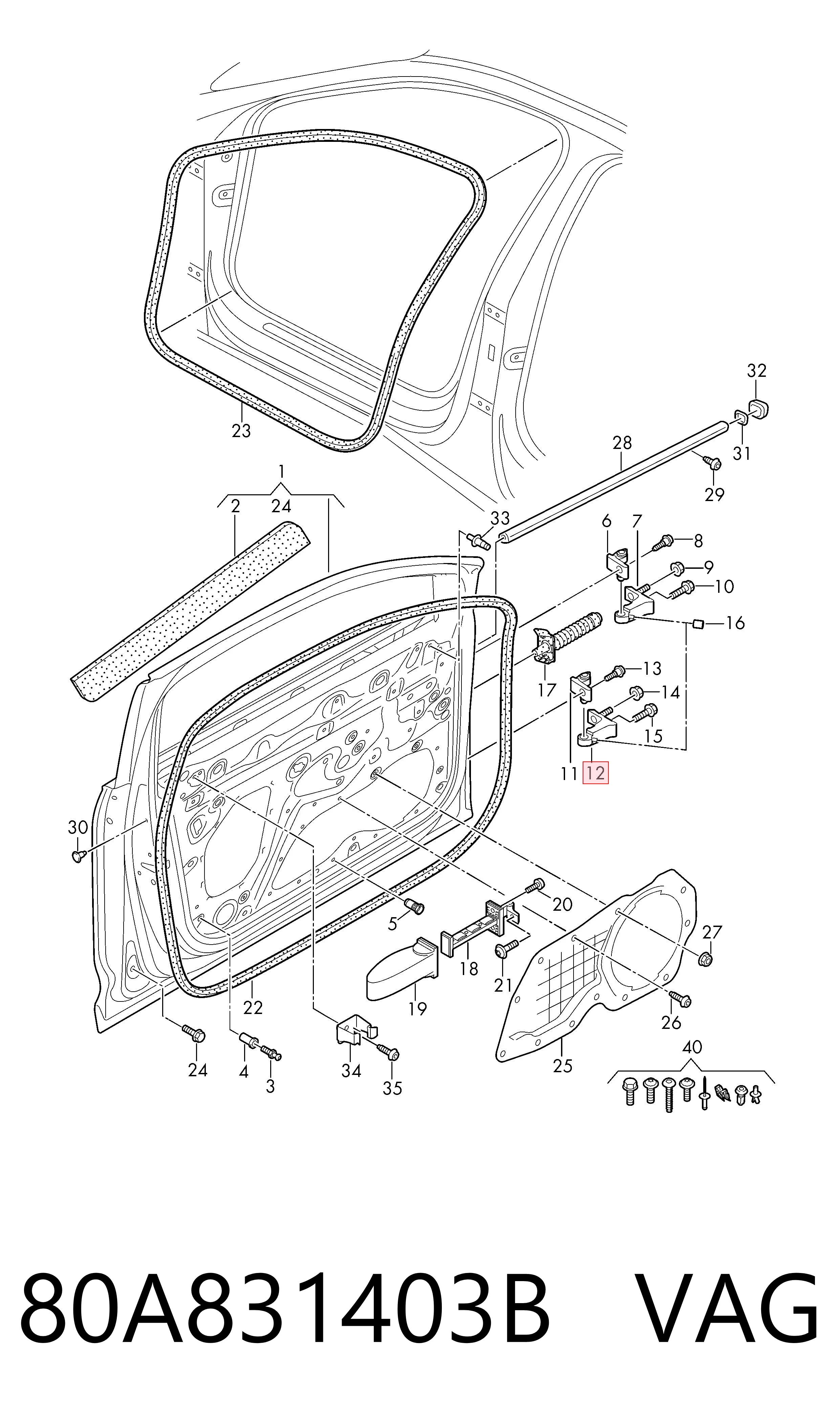 80A831403B VAG 