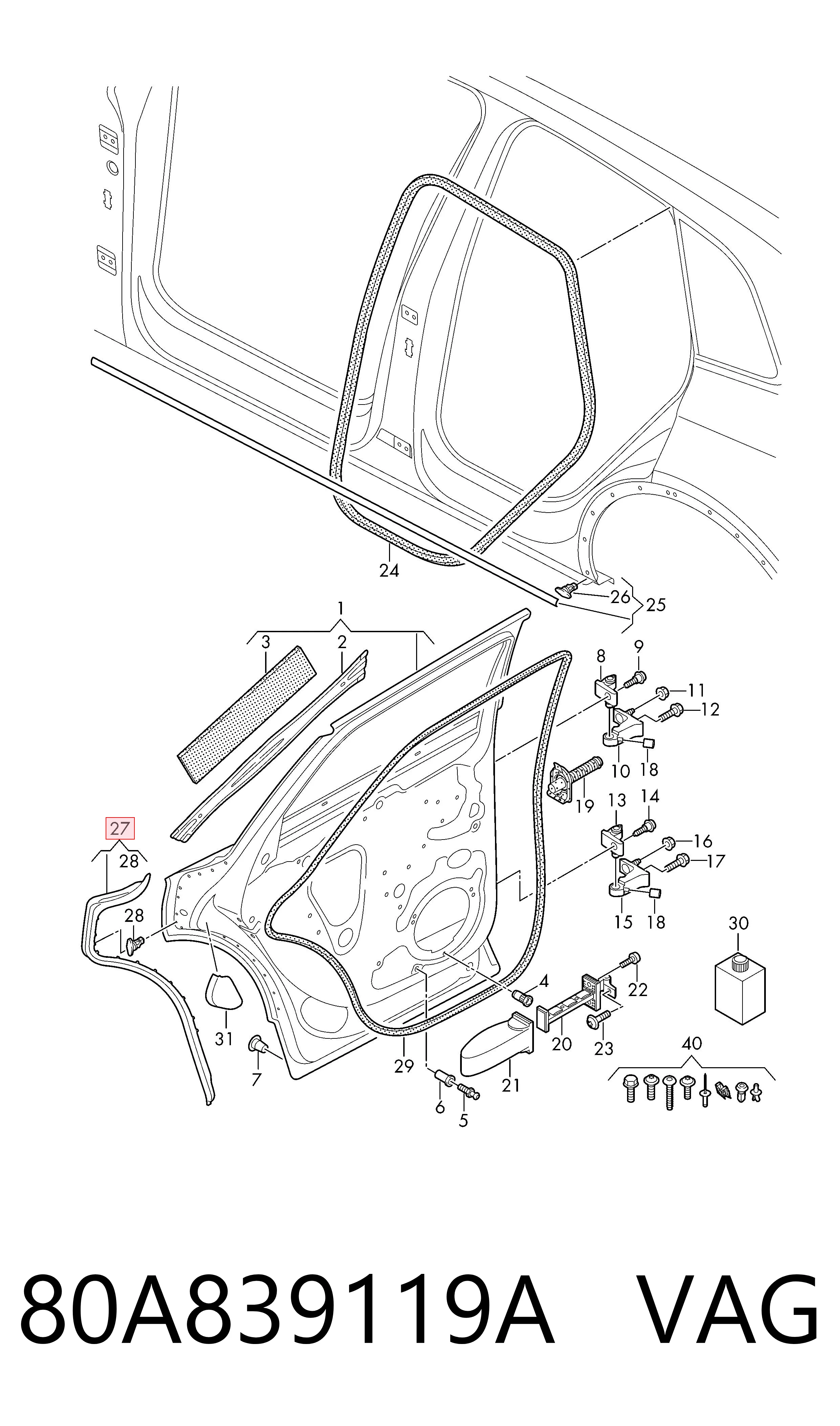 80A839119A VAG 