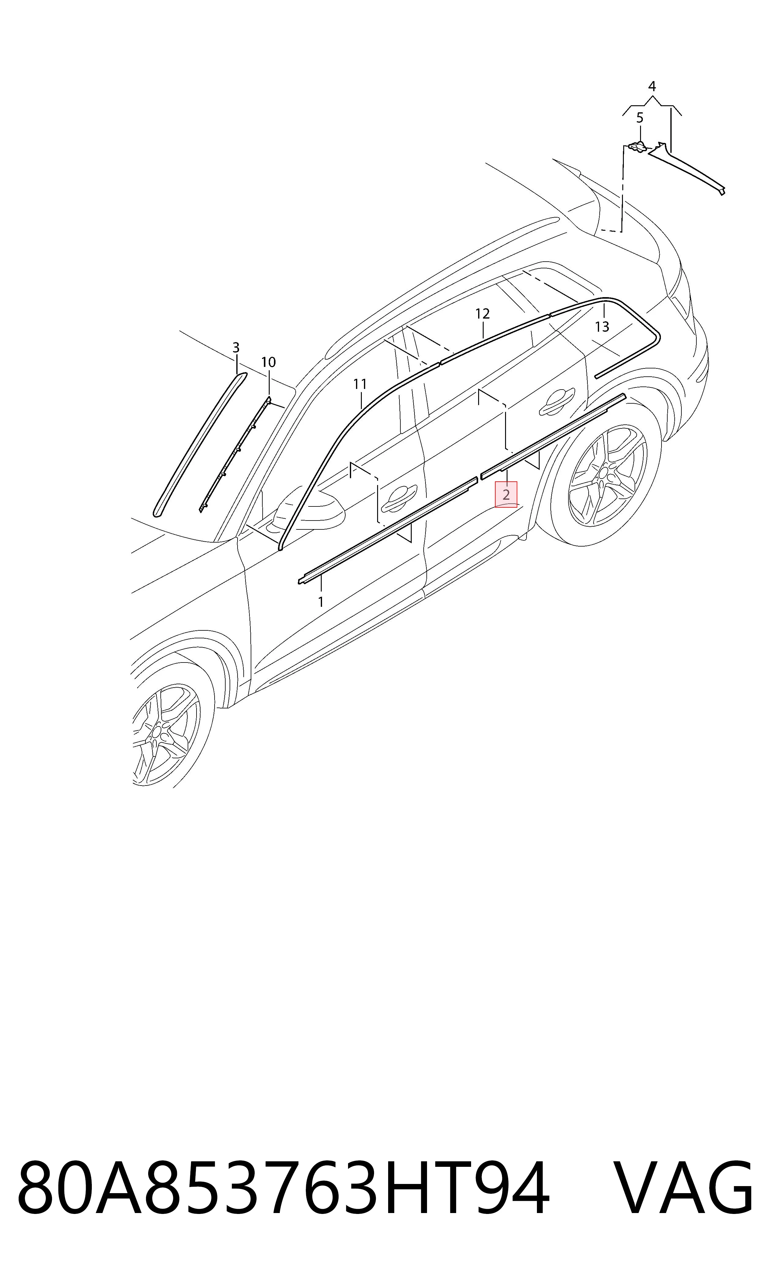 80A853763HT94 VAG 