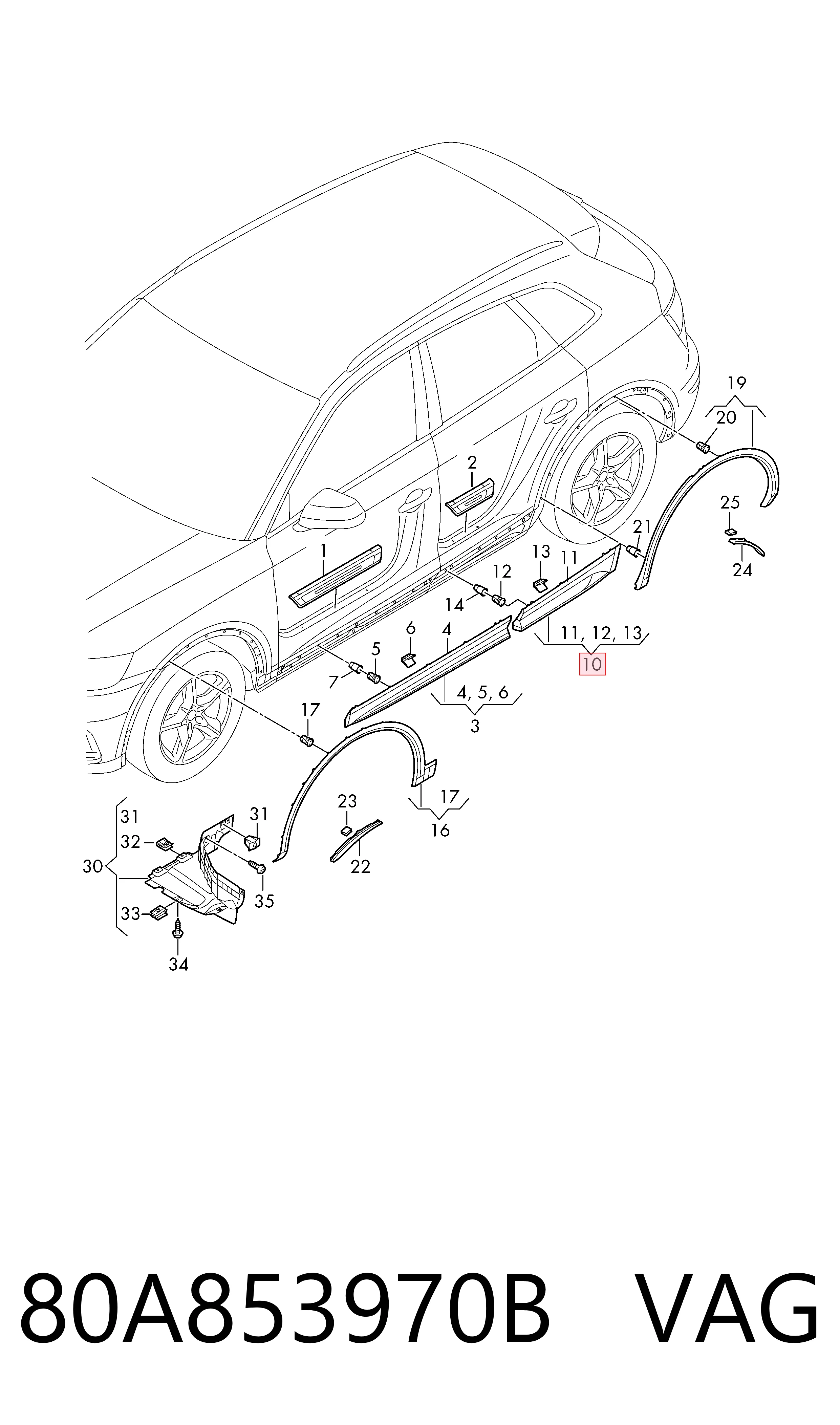 80A853970B VAG 