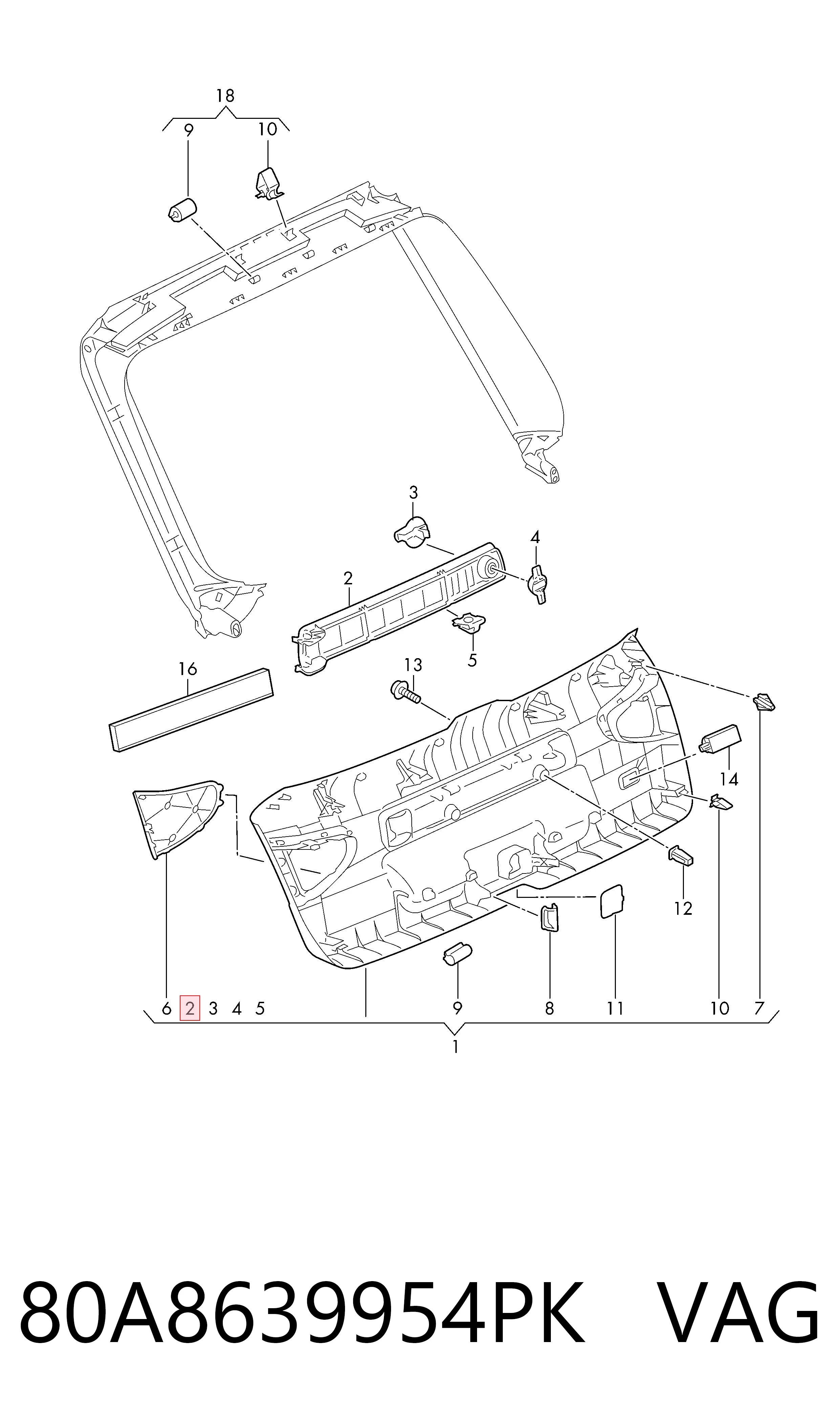 80A8639954PK VAG 