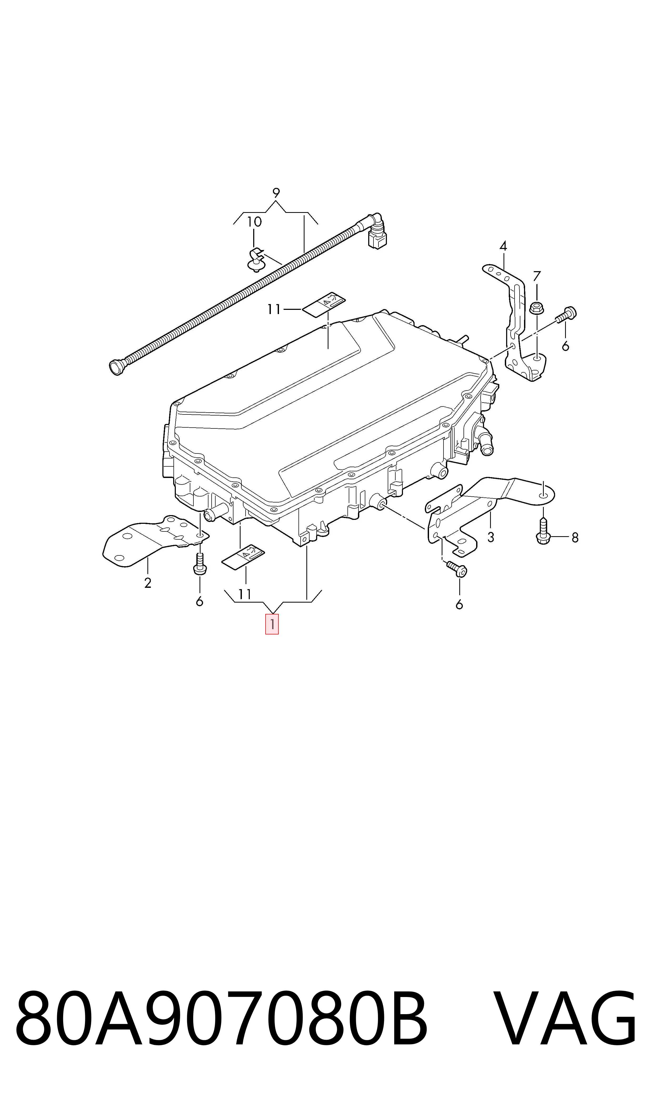 80A907080B VAG 