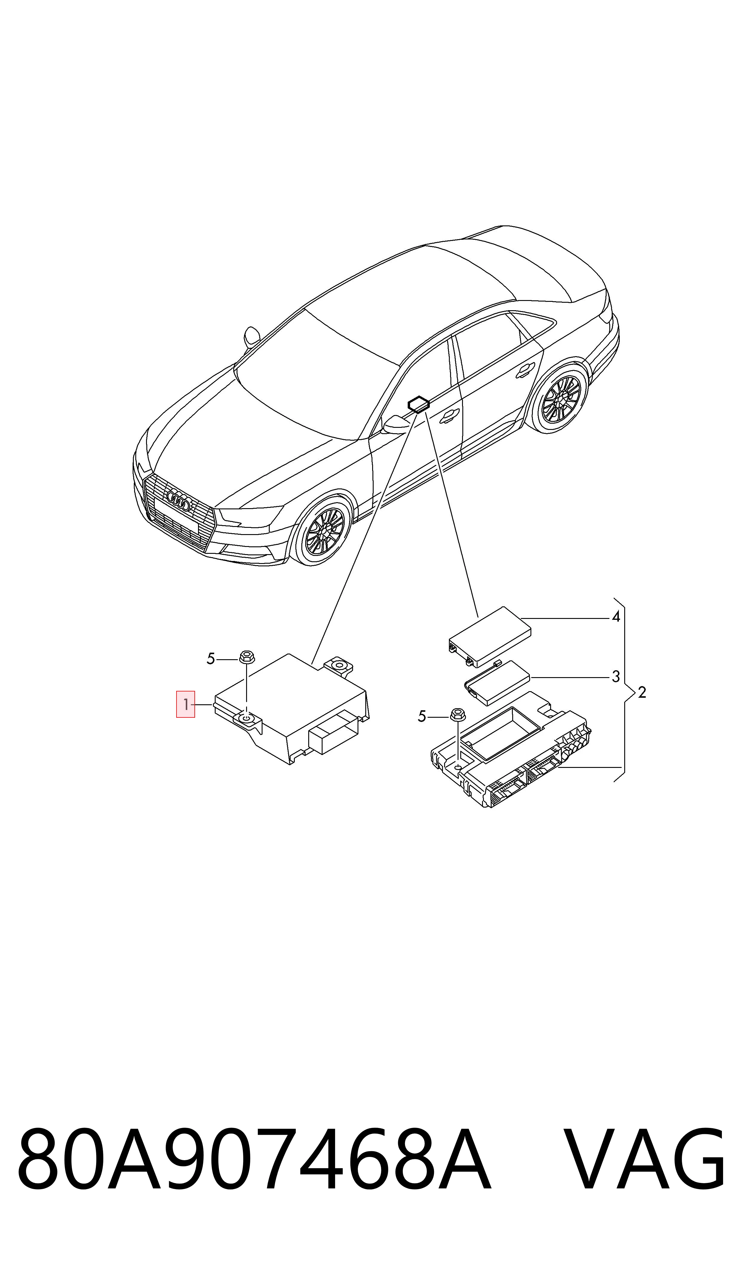 80A907468A VAG Прилади й апаратура діагностики