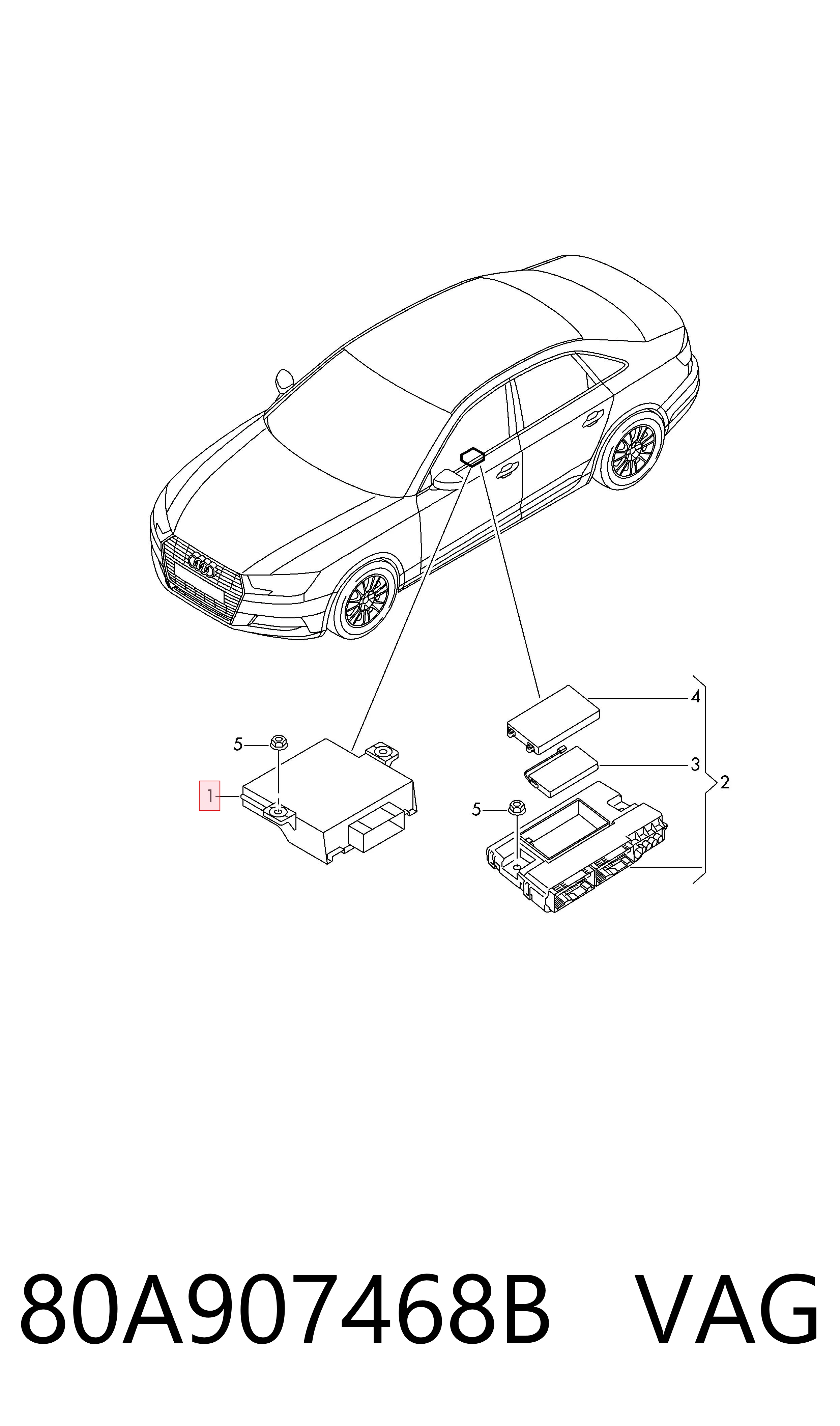 80A907468B VAG Прилади й апаратура діагностики