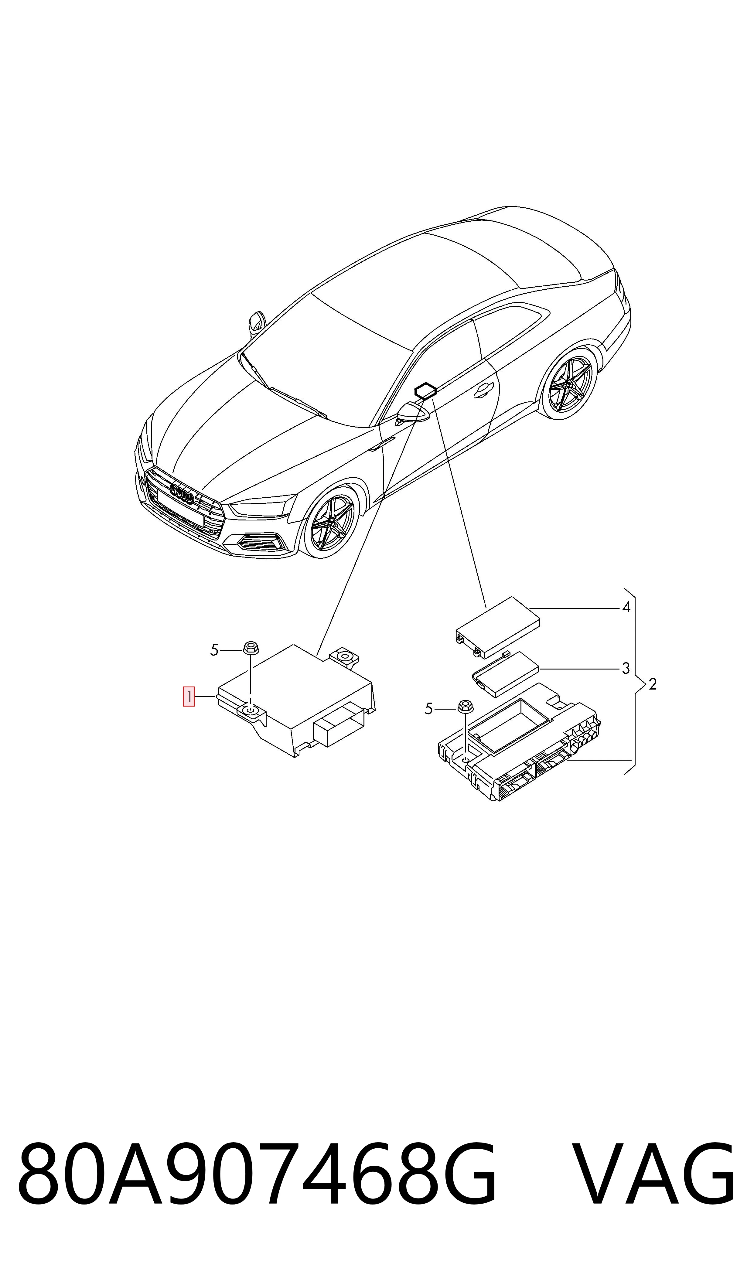 80A907468G VAG Прилади й апаратура діагностики