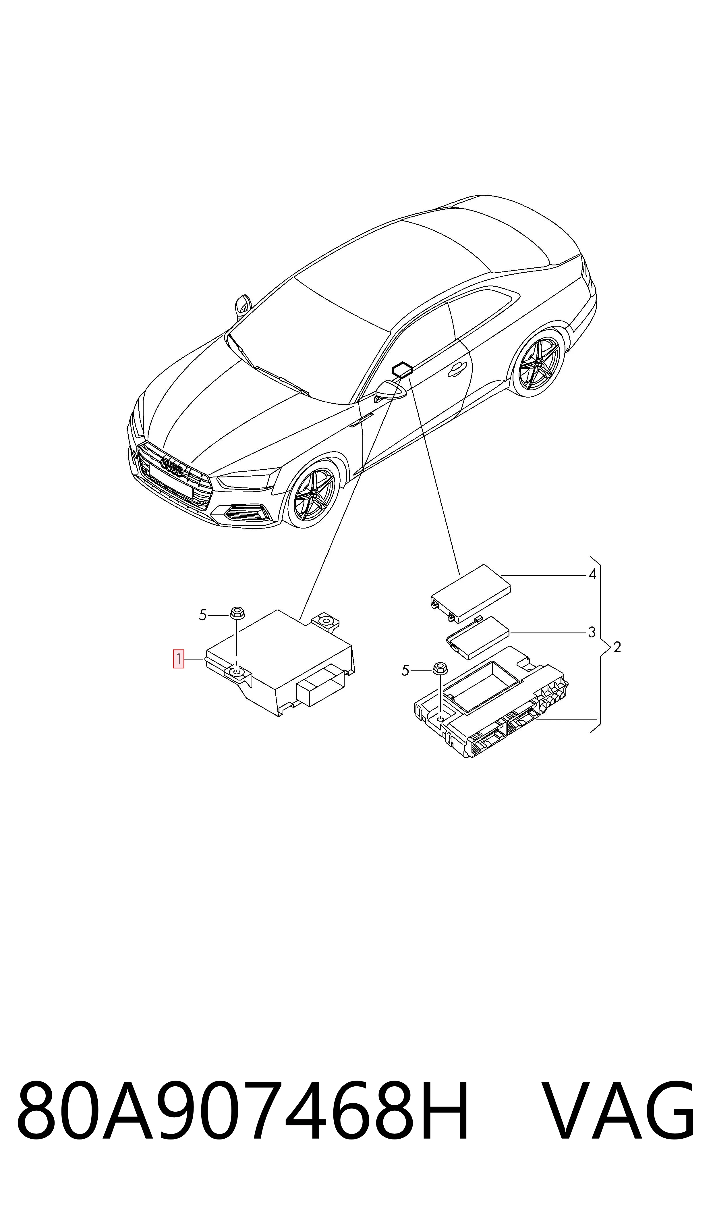 80A907468H VAG Прилади й апаратура діагностики