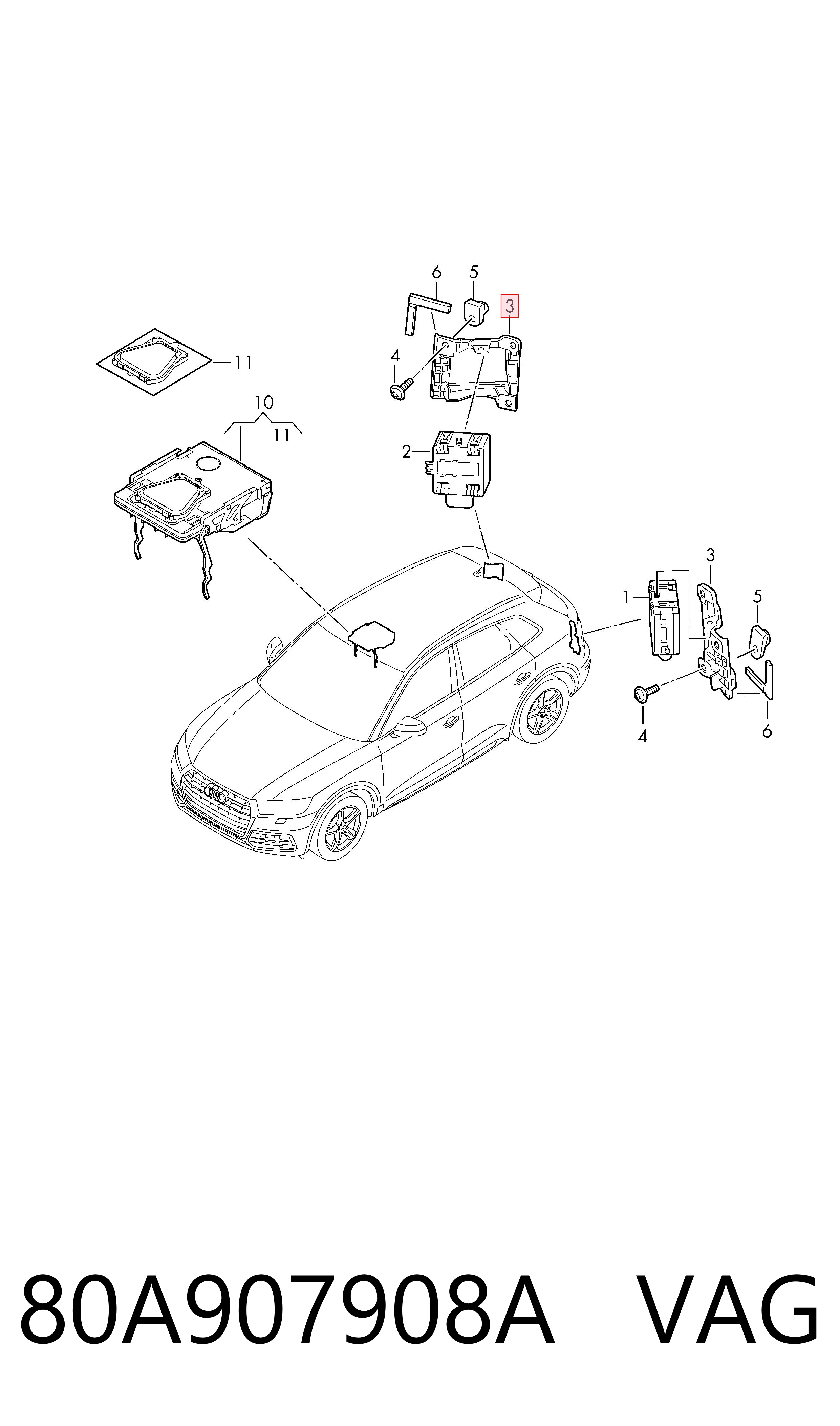  VAG 80A907908A ціна, від 20.82 USD