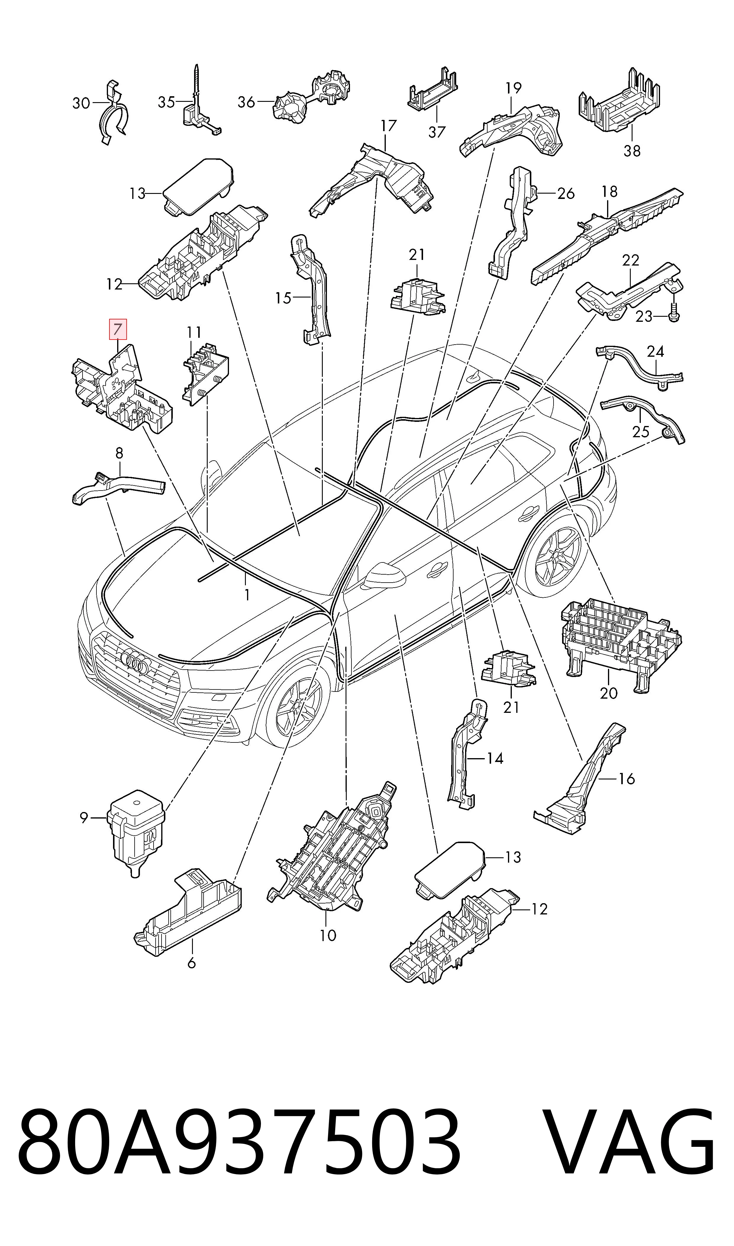 80A937503 VAG 