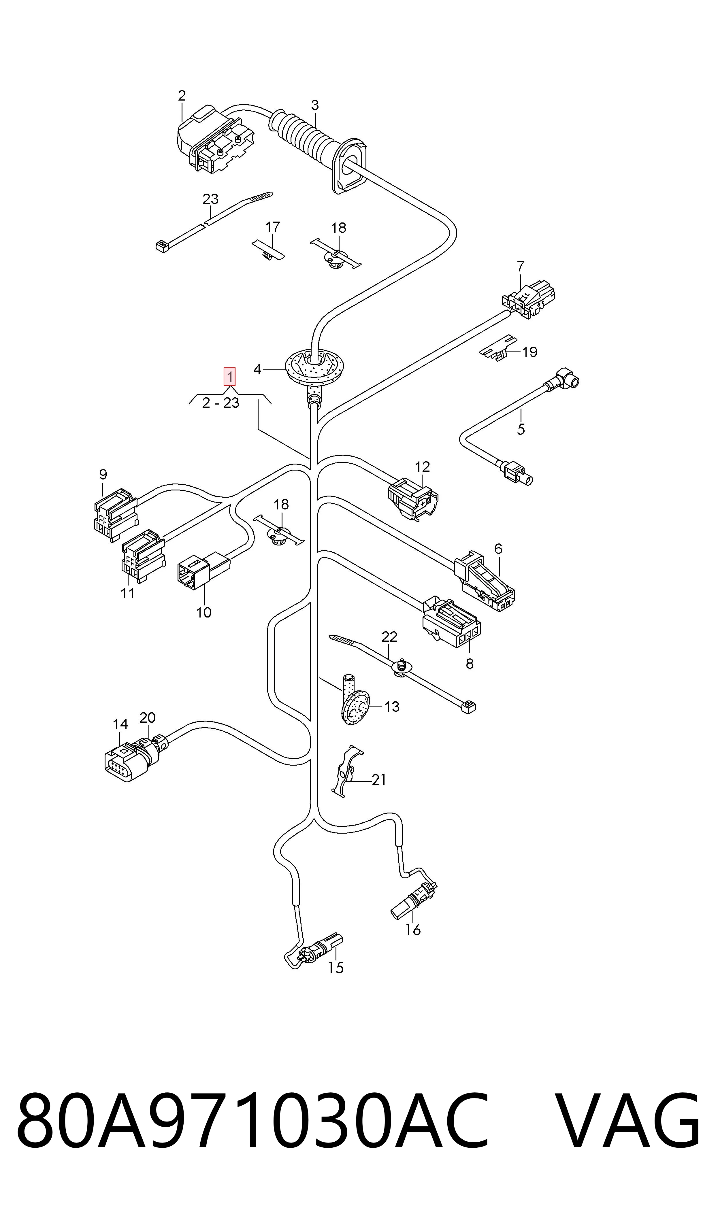 80A971030AC VAG 