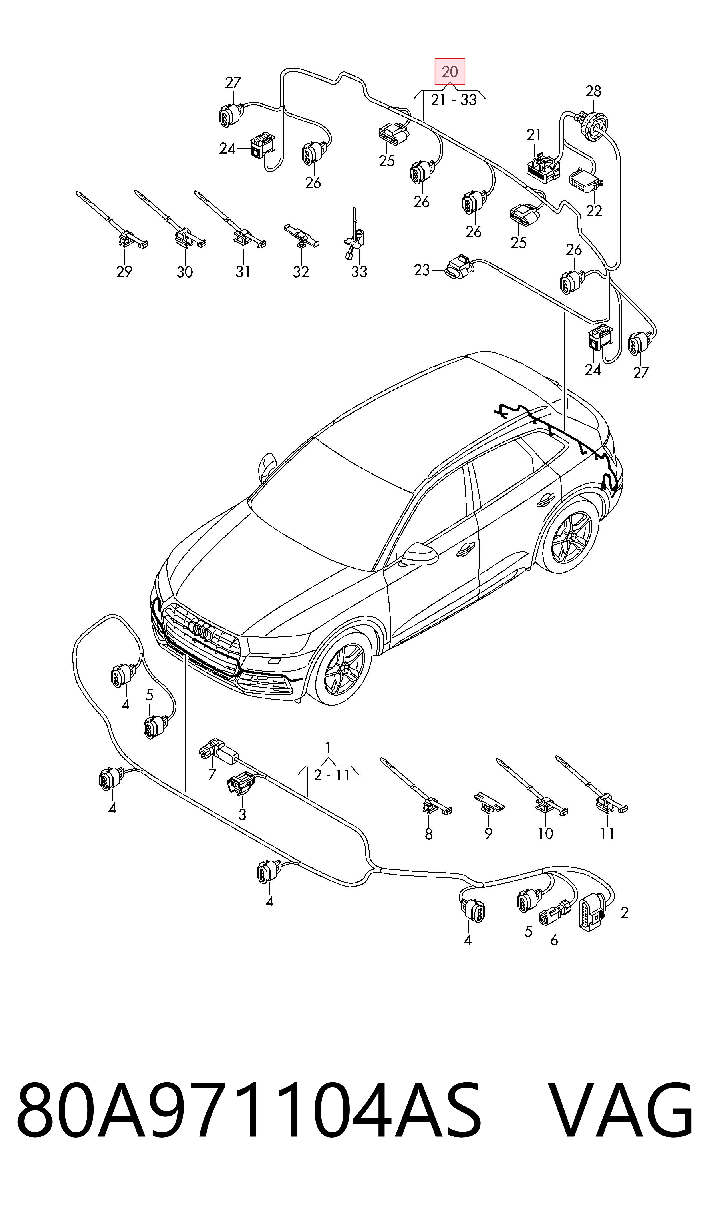 80A971104AS VAG 