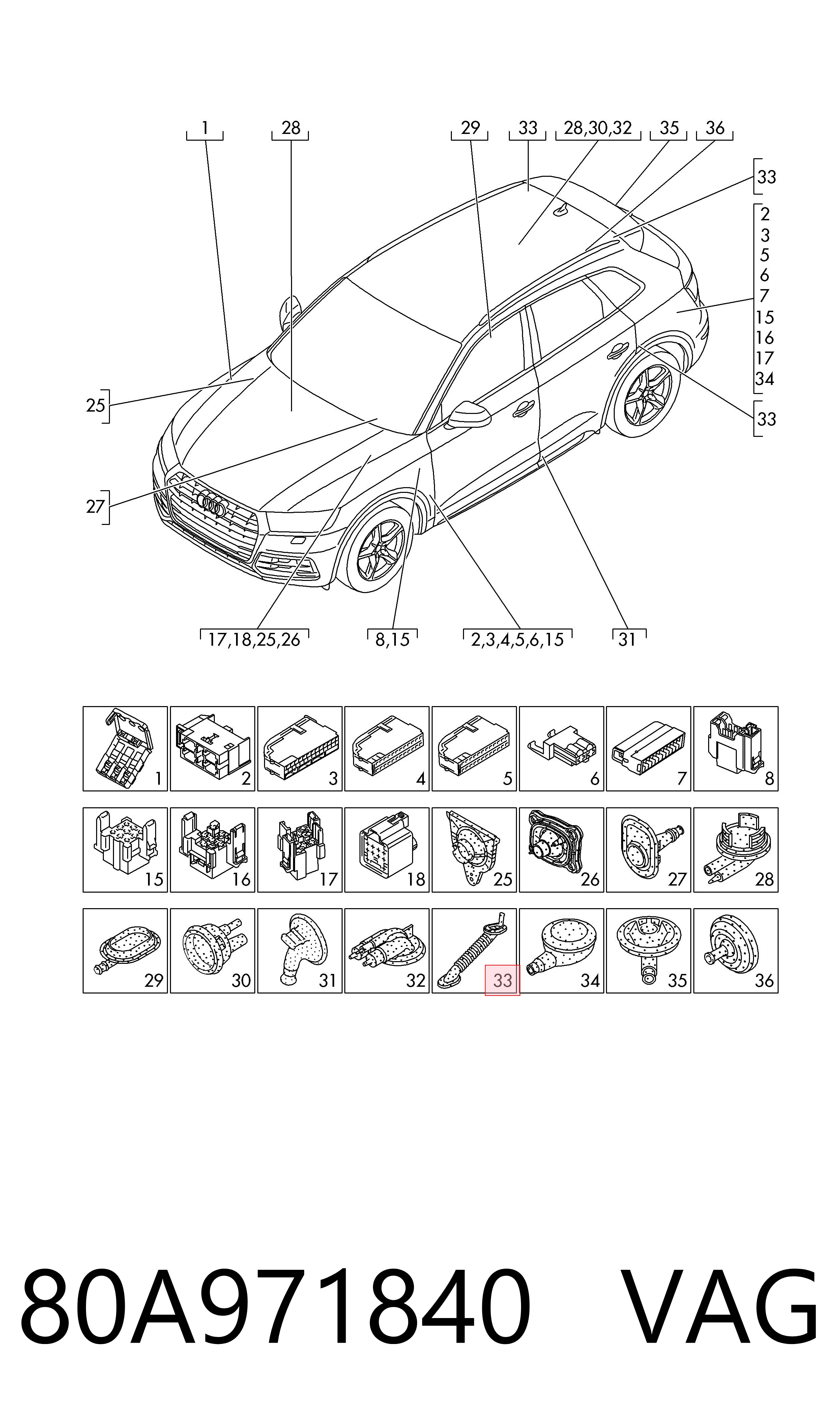Купити 80A971840 VAG 