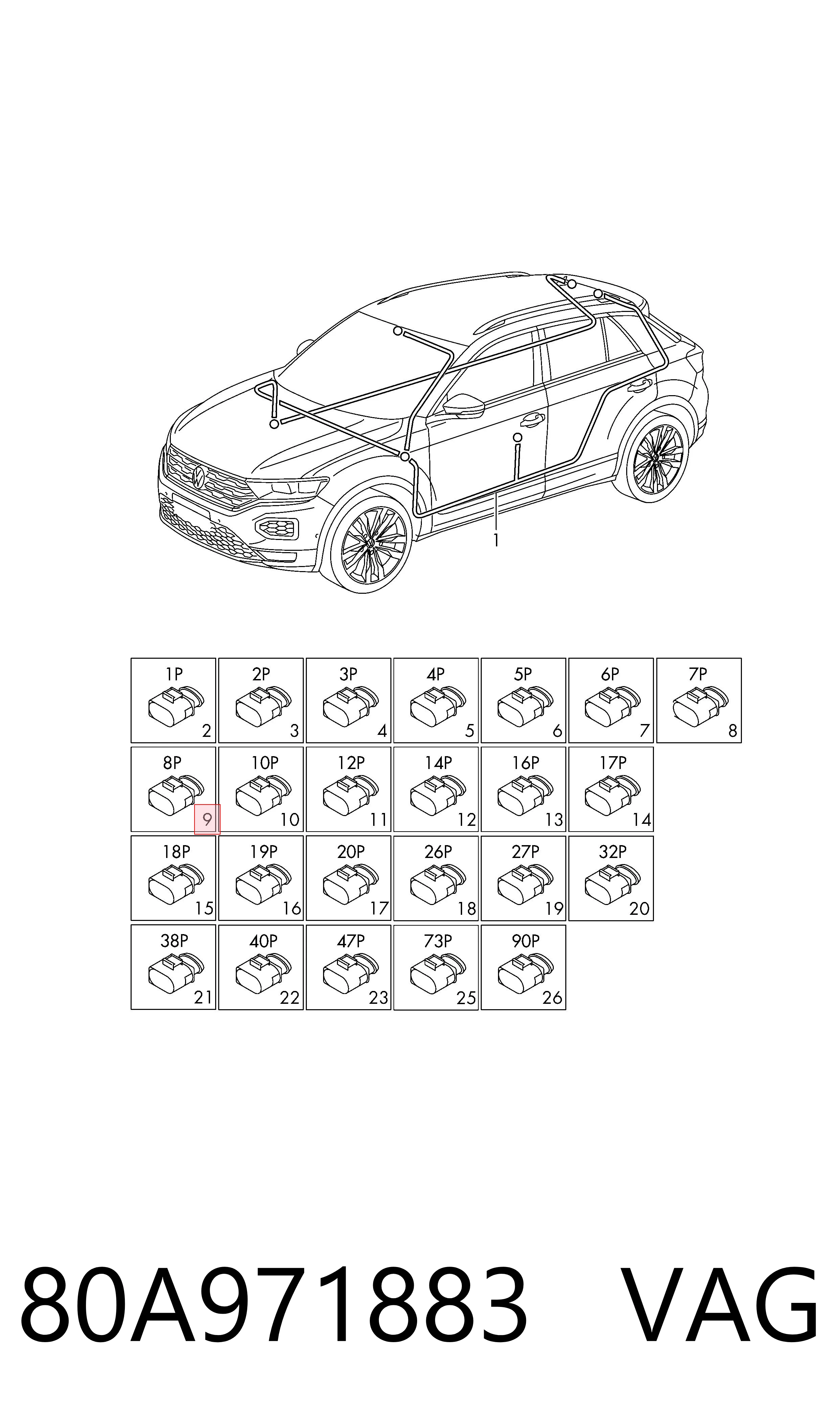 80A971883 VAG 
