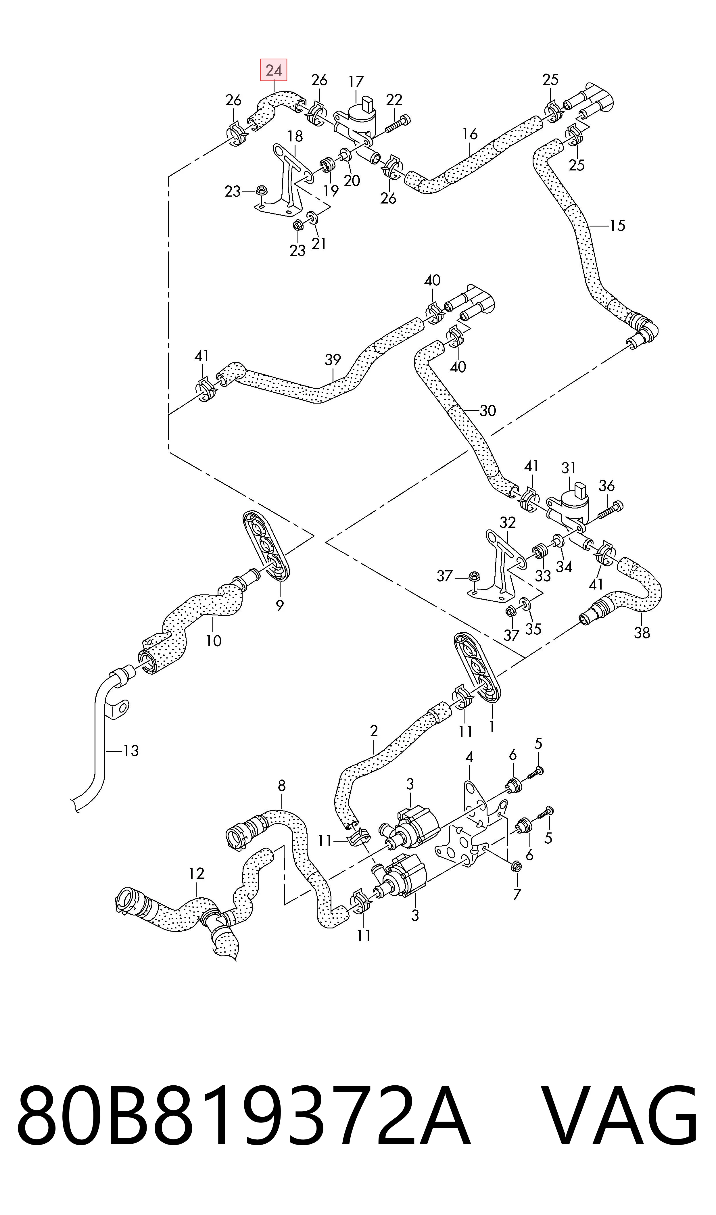  VAG 80B819372A ціна, від 6.30 USD