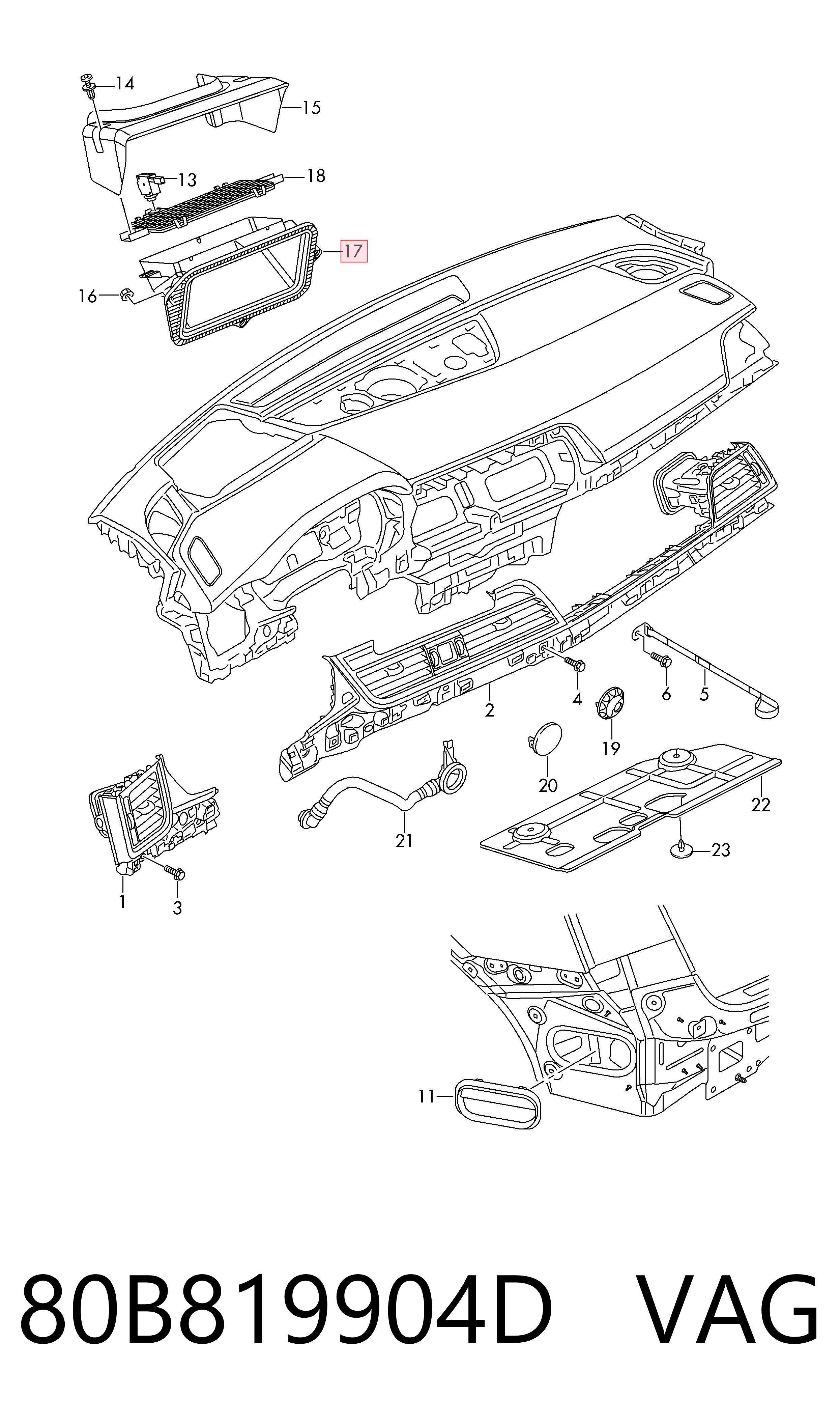  VAG 80B819904D ціна, від 6.33 USD