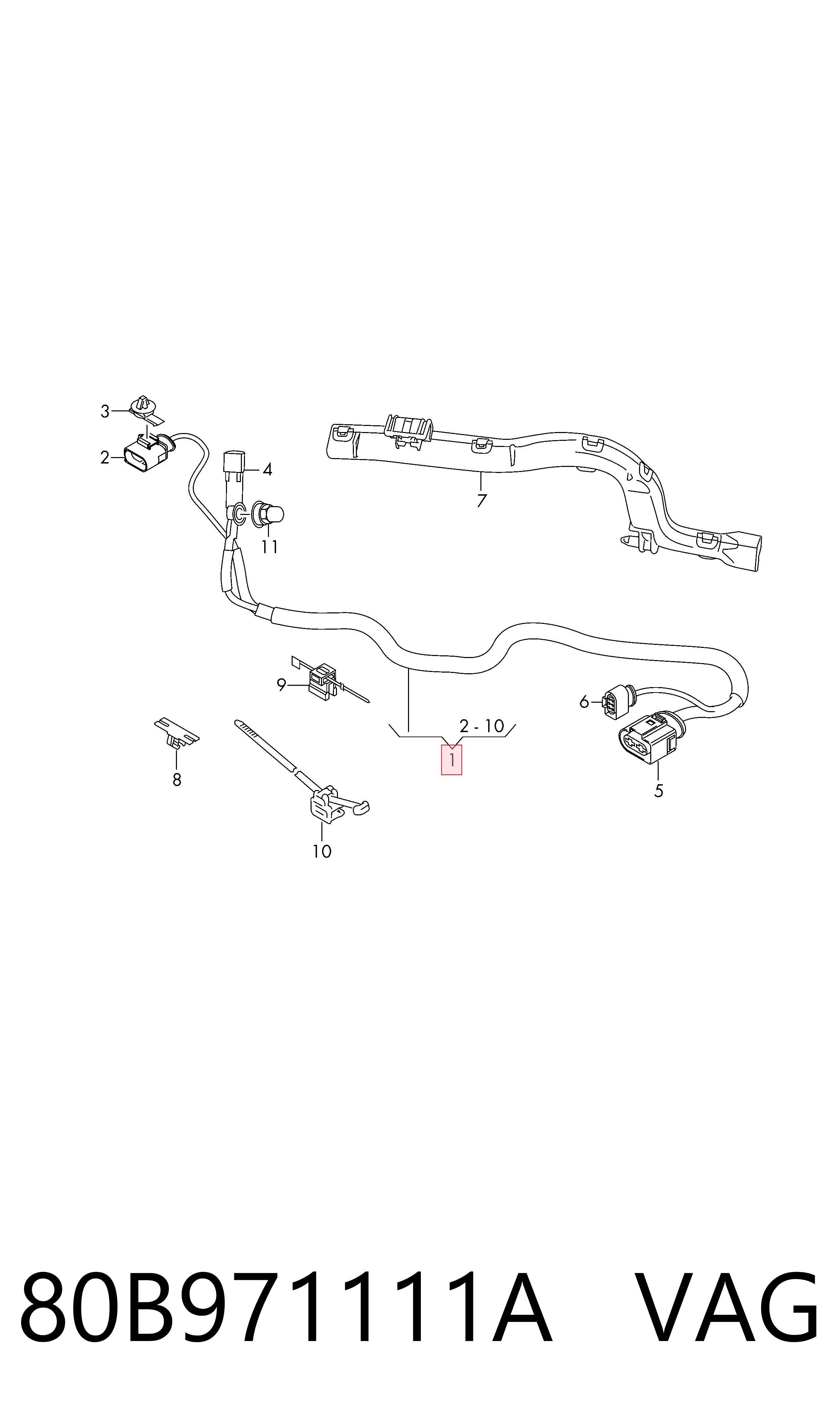 80B971111A VAG 