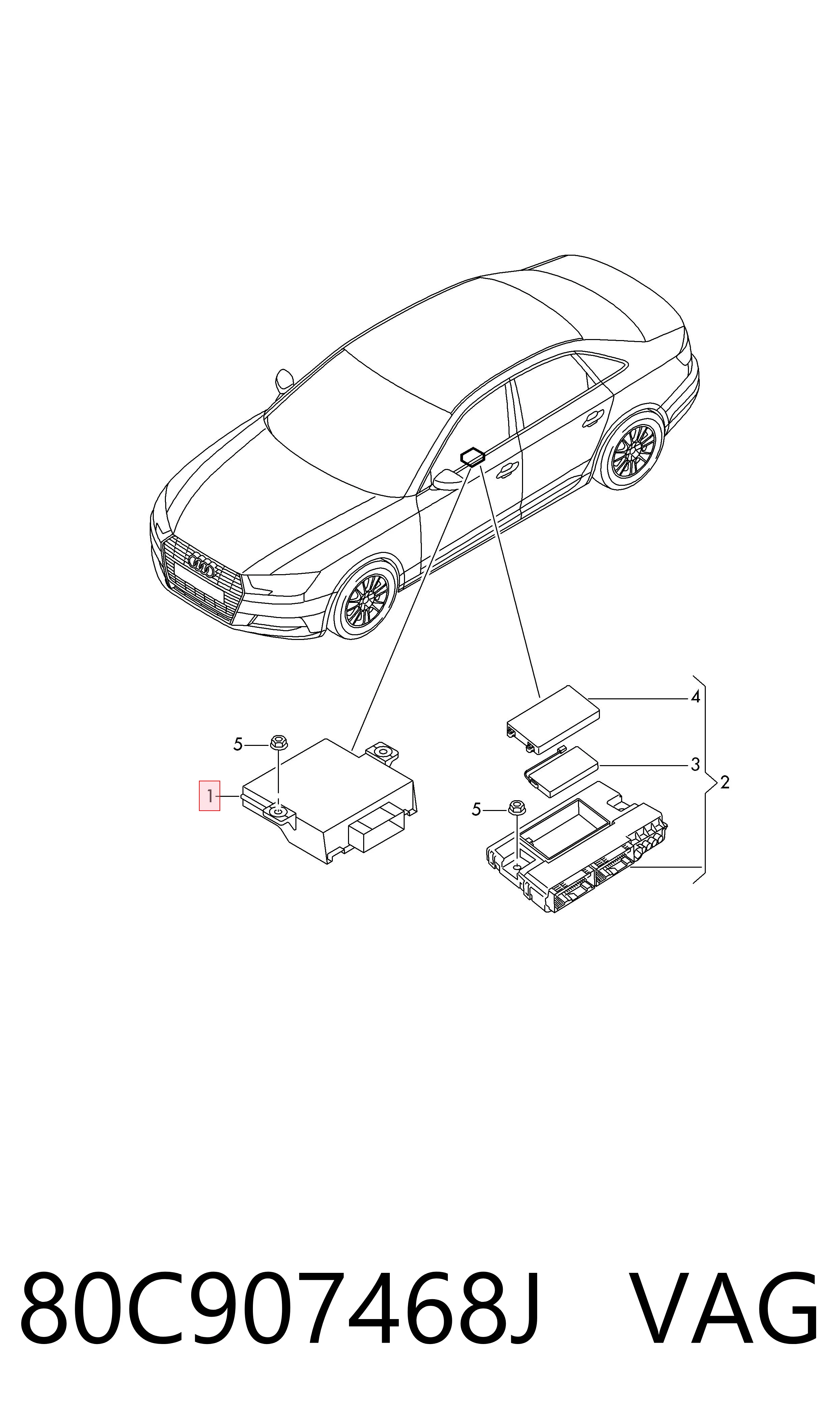 80C907468J VAG Прилади й апаратура діагностики