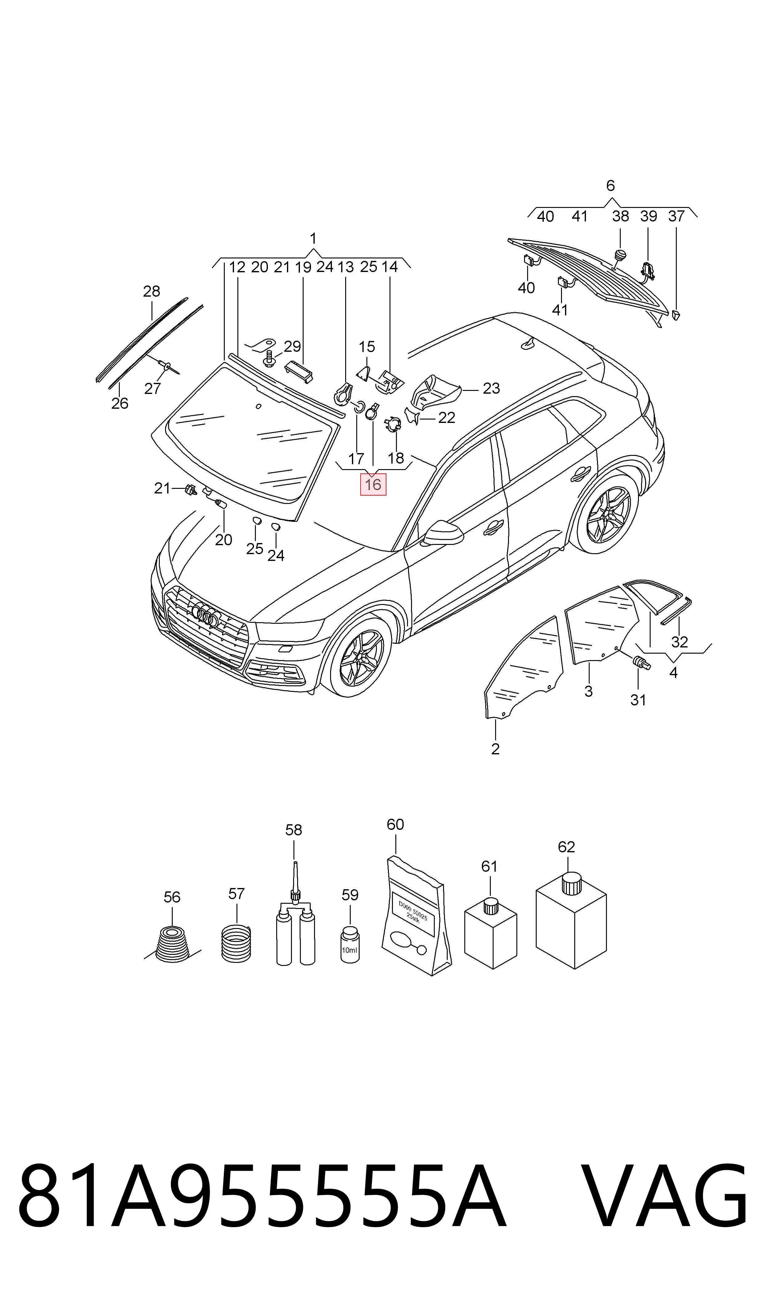 Датчик дощу Audi A5 