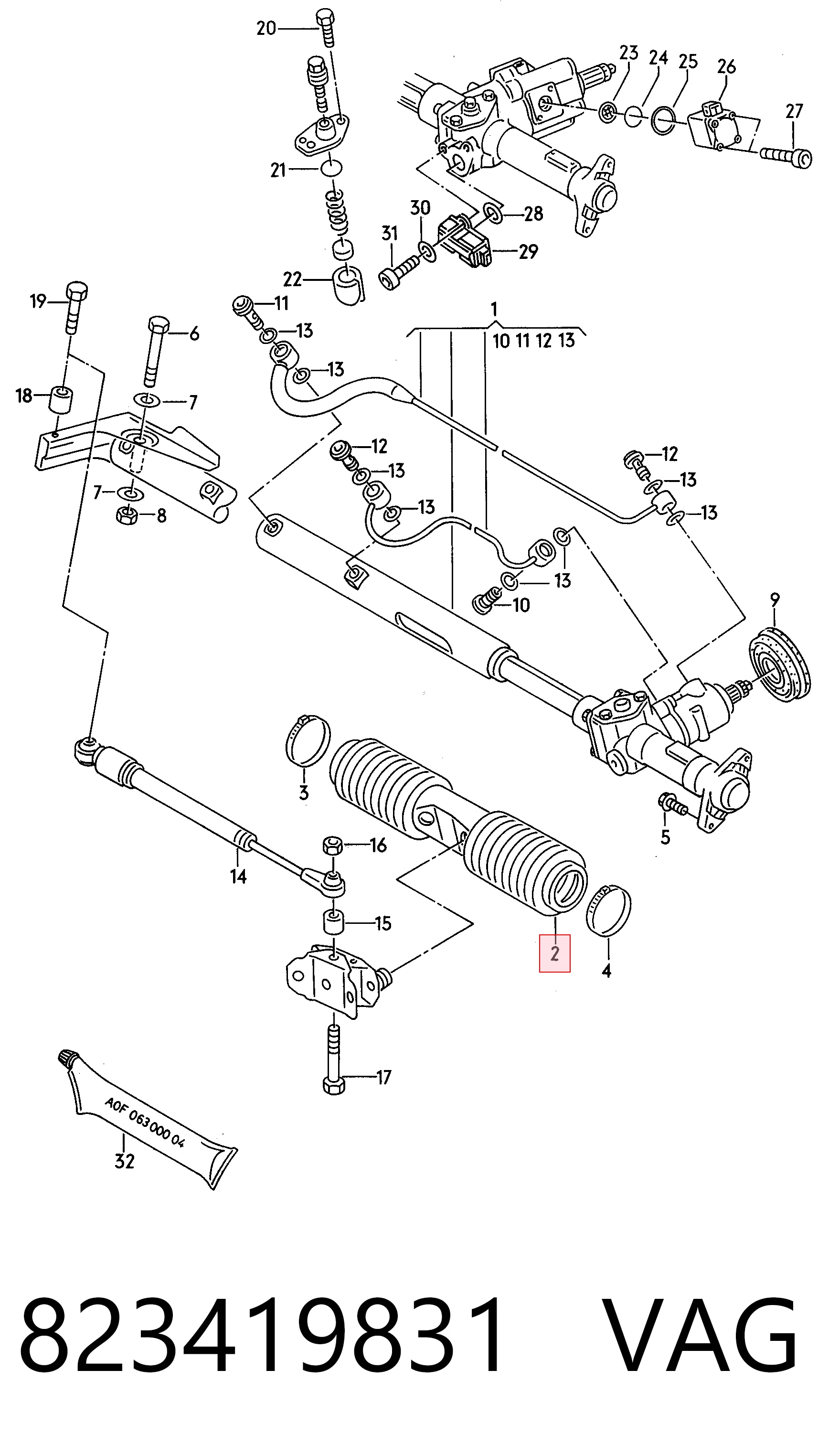 Пильник рейки Lemforder LMI30120