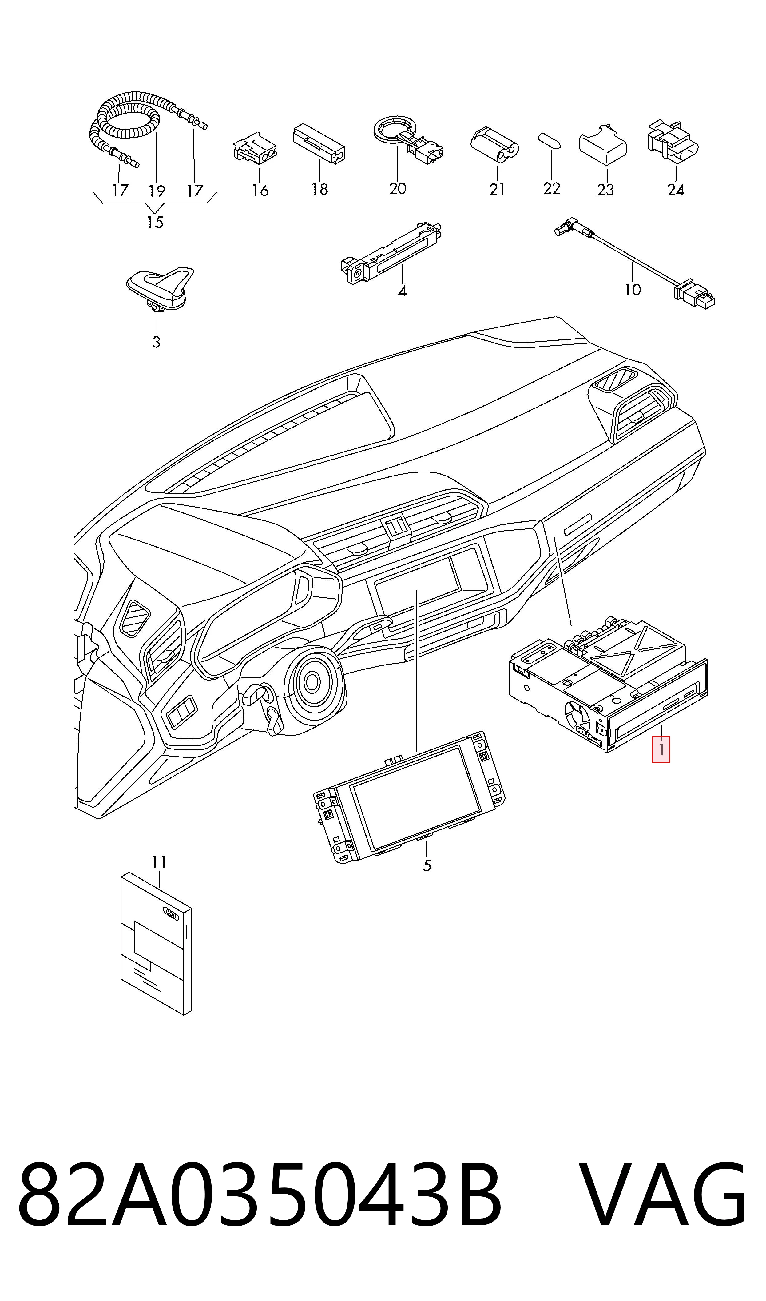82A035043B VAG 