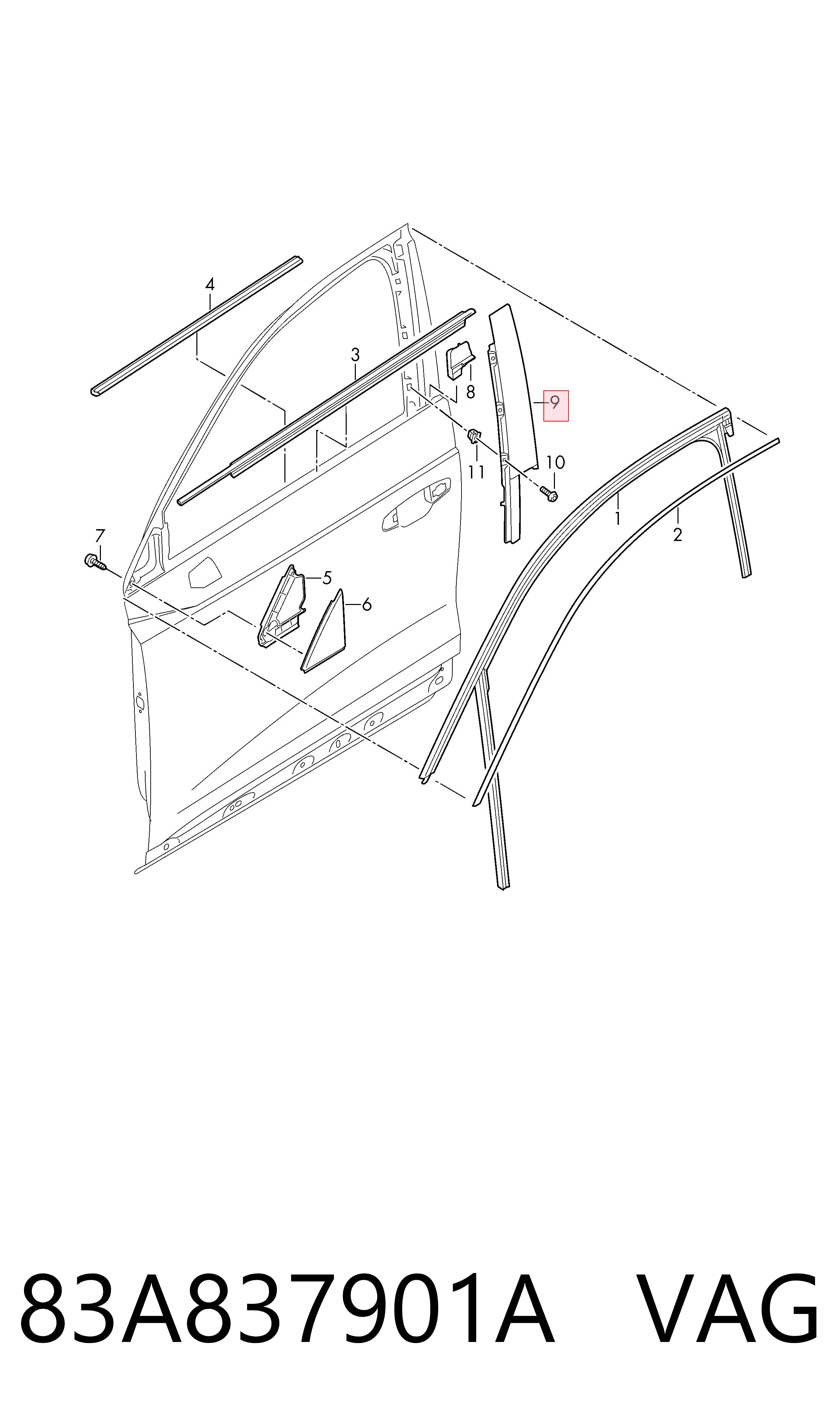 Купити 83A837901A VAG 