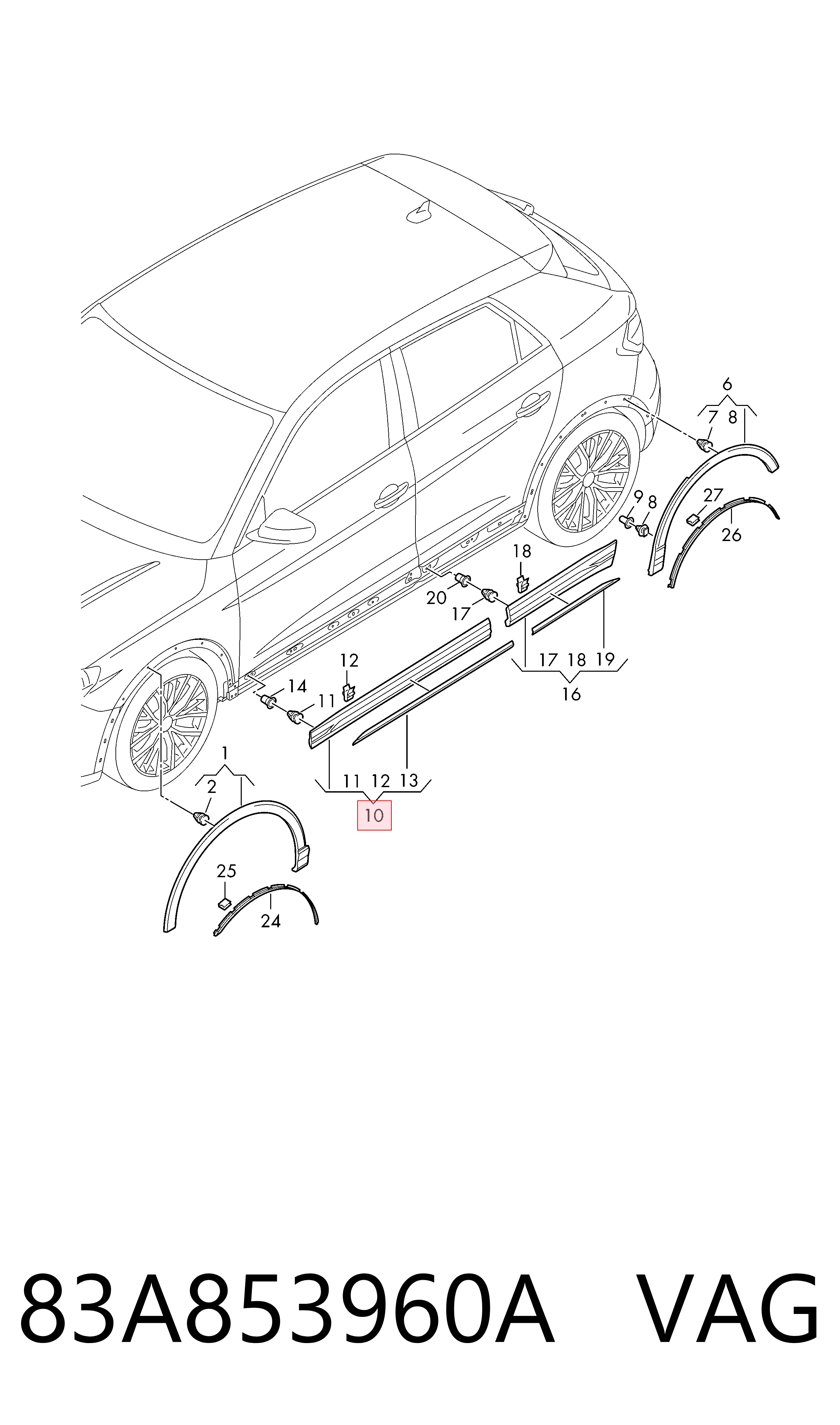 83A853960A VAG 