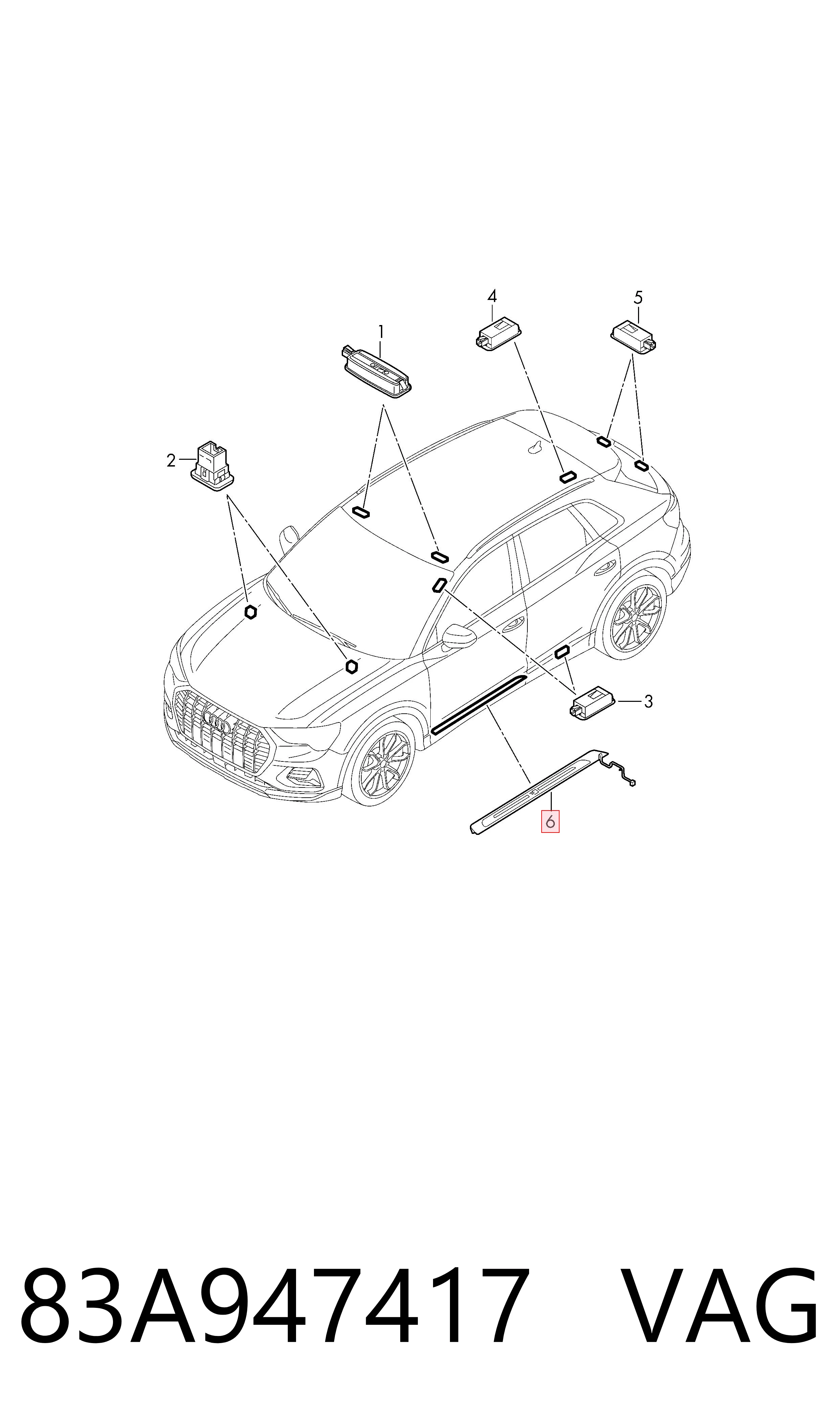 83A947417 VAG 