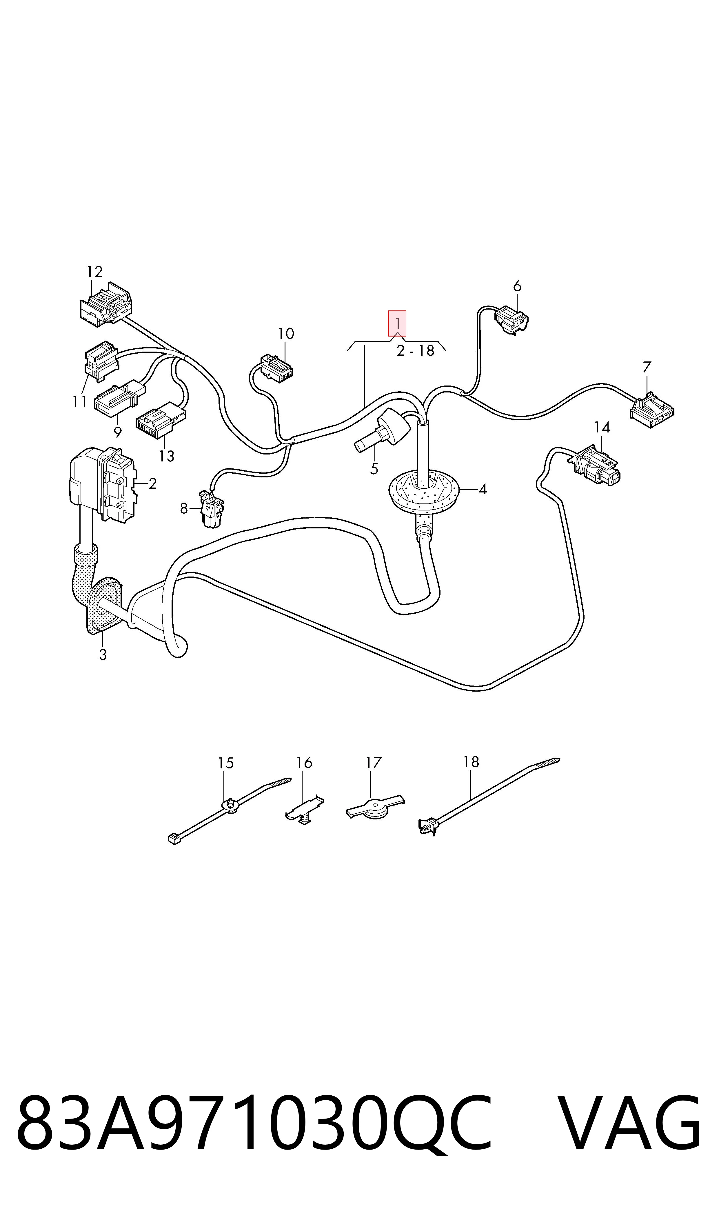 83A971030QC VAG 