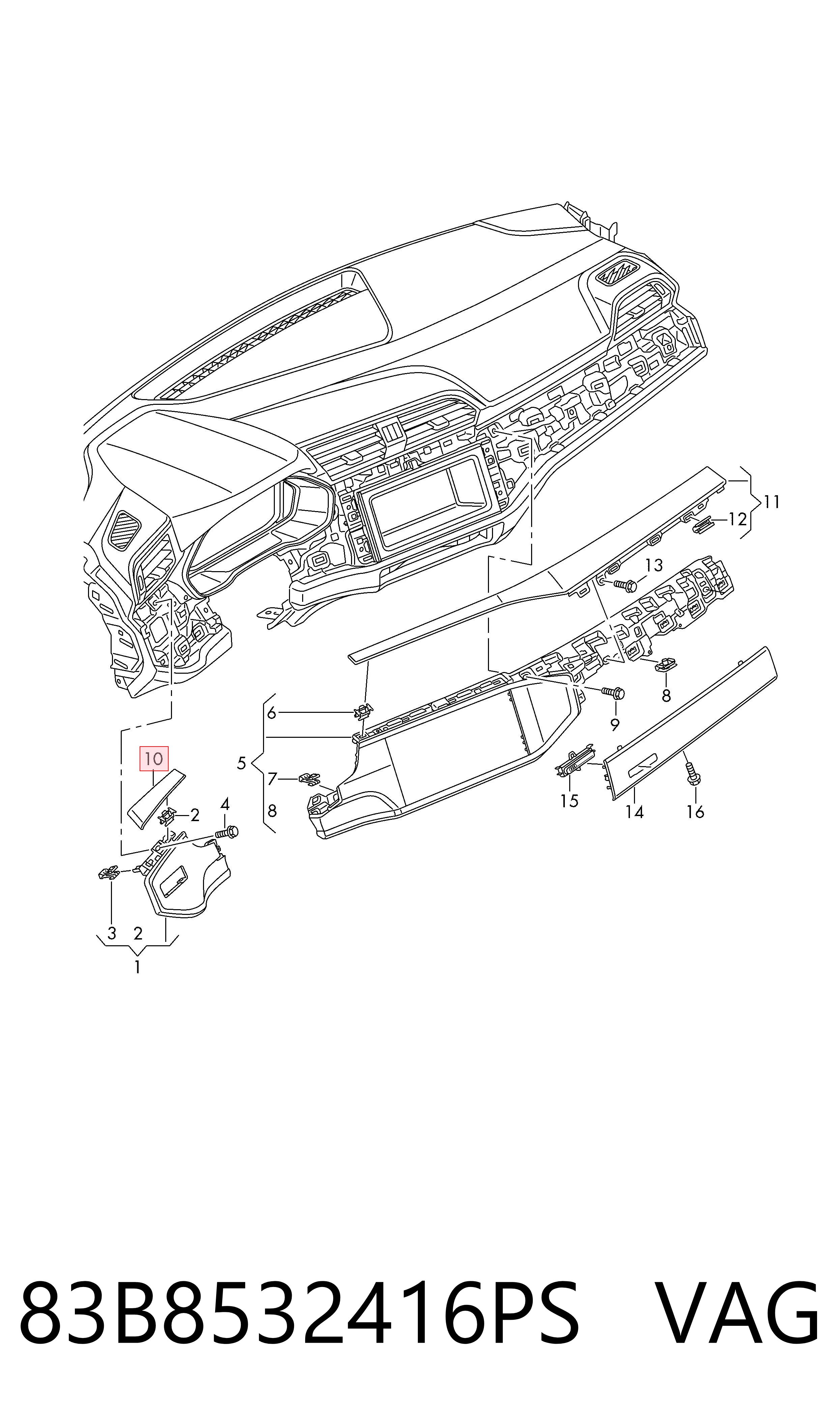 83B8532416PS VAG 