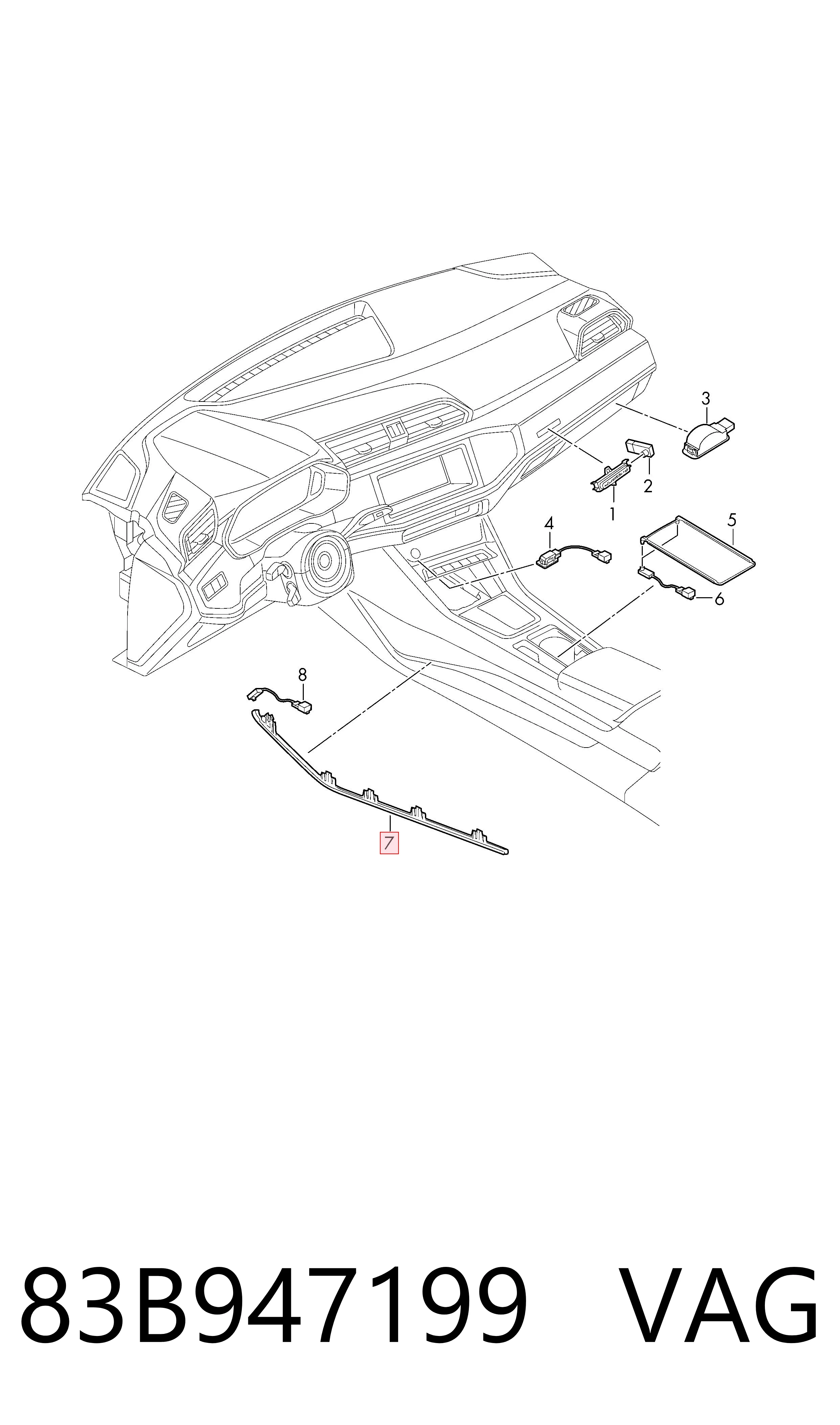 83B947199 VAG 