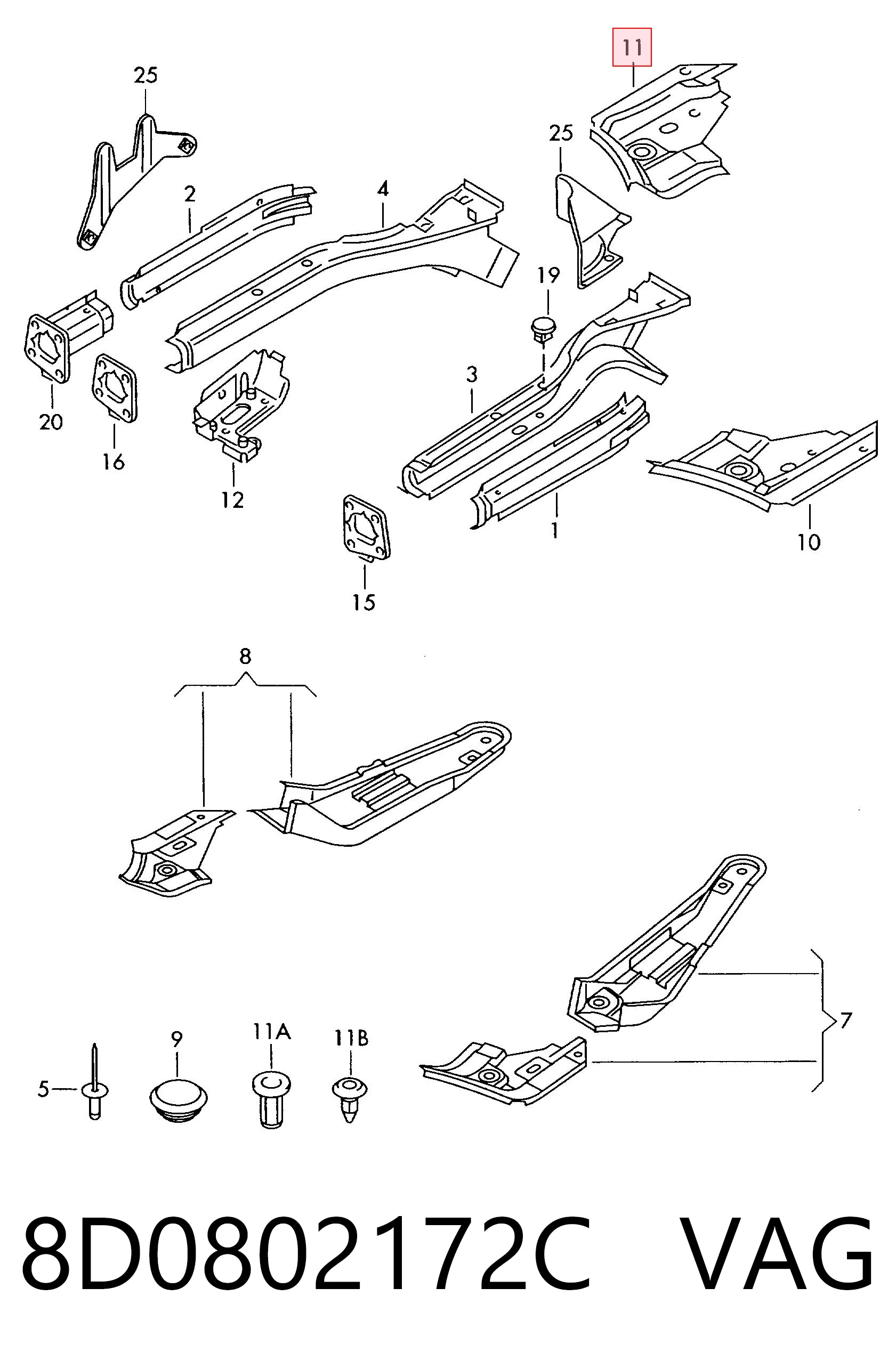 8D0802172C VAG 