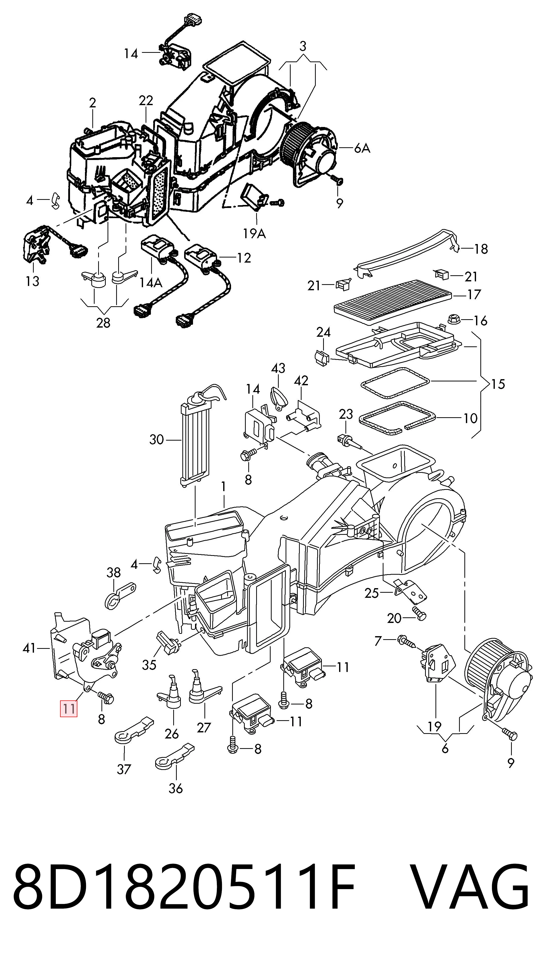 Двигун заслінки печі VAG 8D1820511F ціна, від 12.67 USD