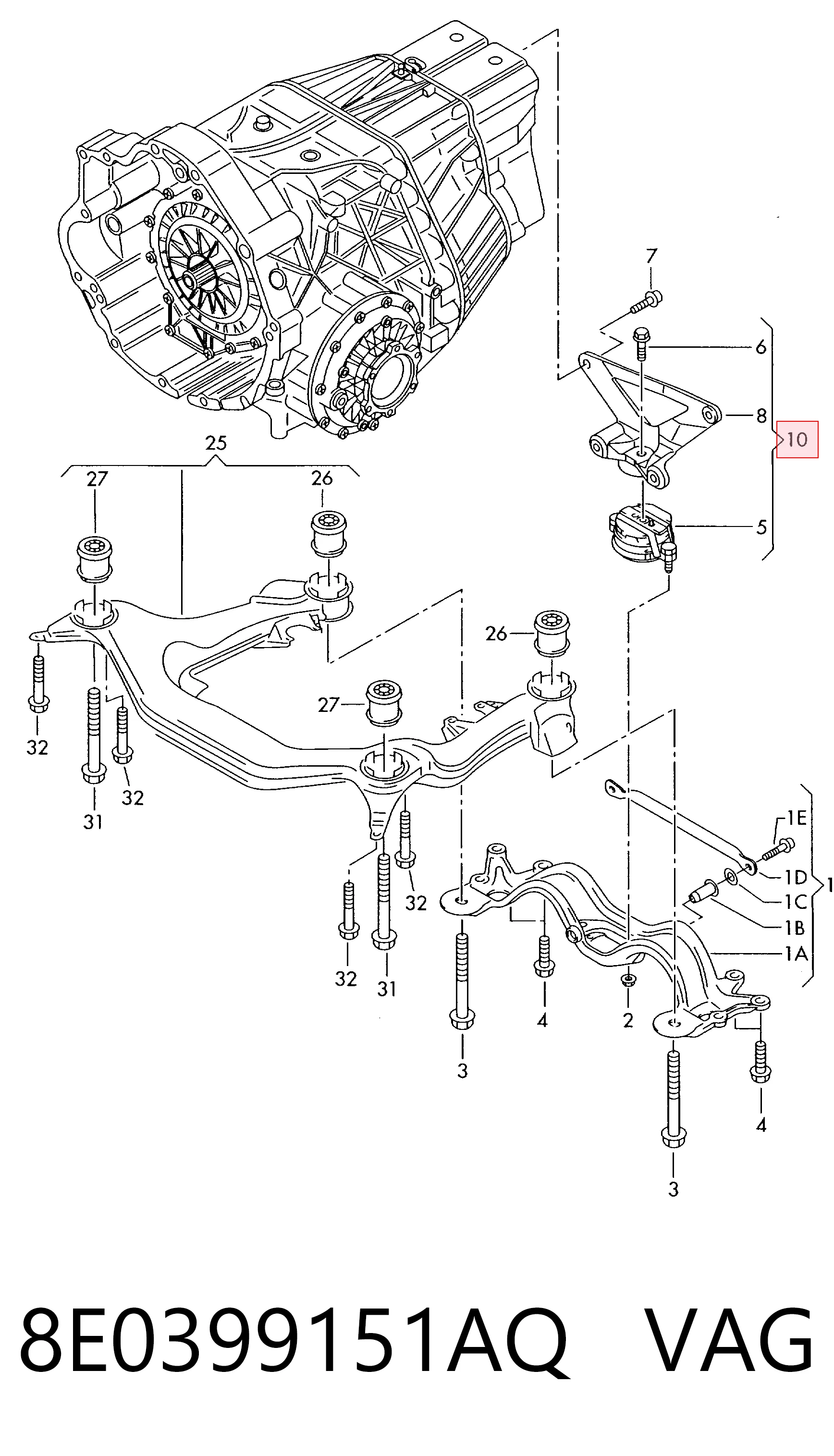 Подушка КПП Stellox 7111417SX