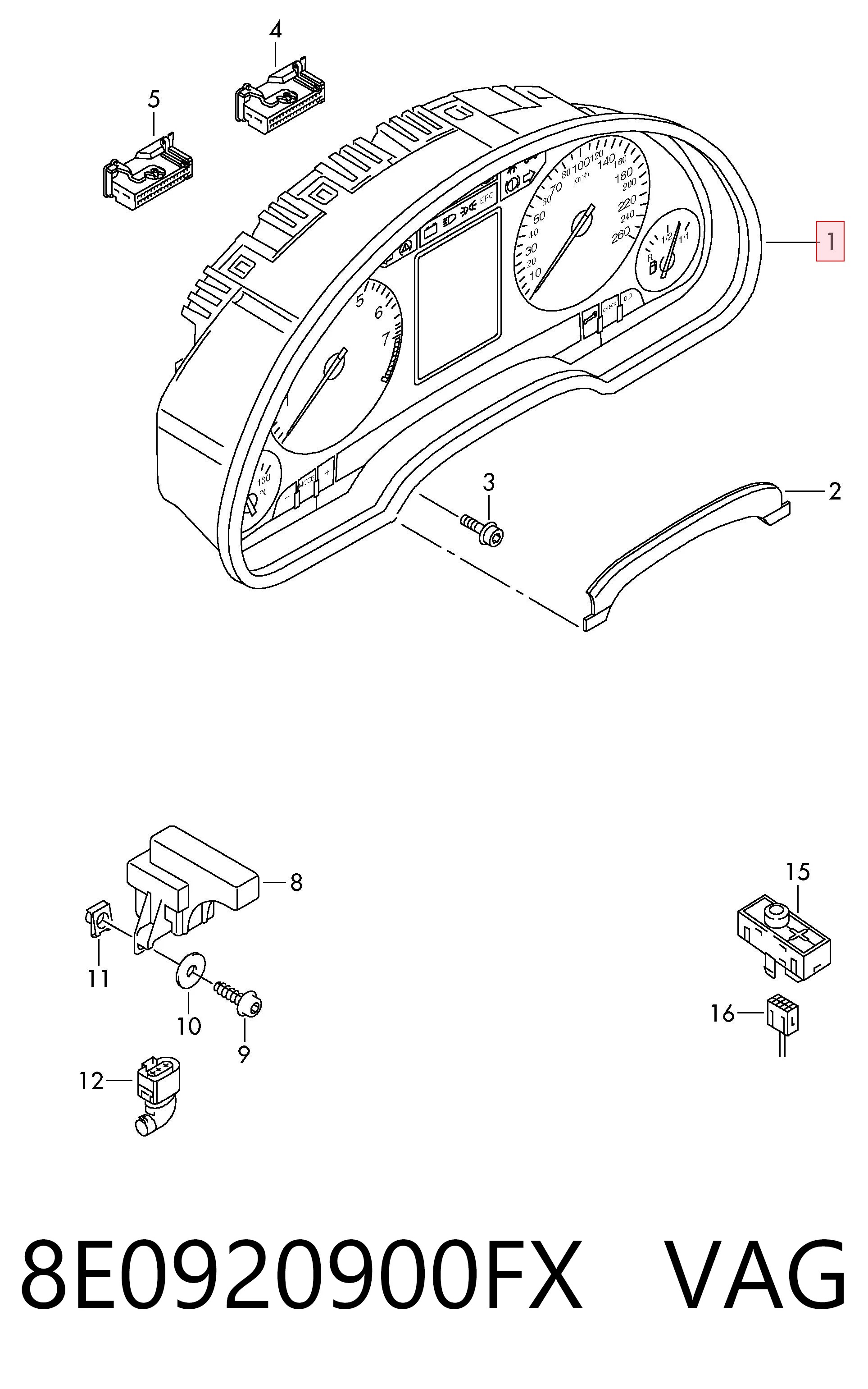 8E0920900FX VAG