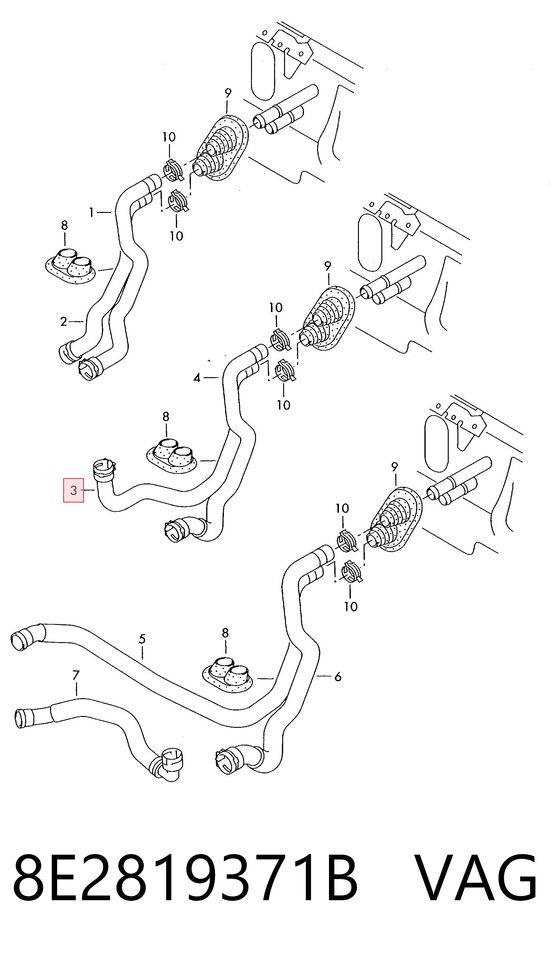 Купити 8E2819371B VAG 