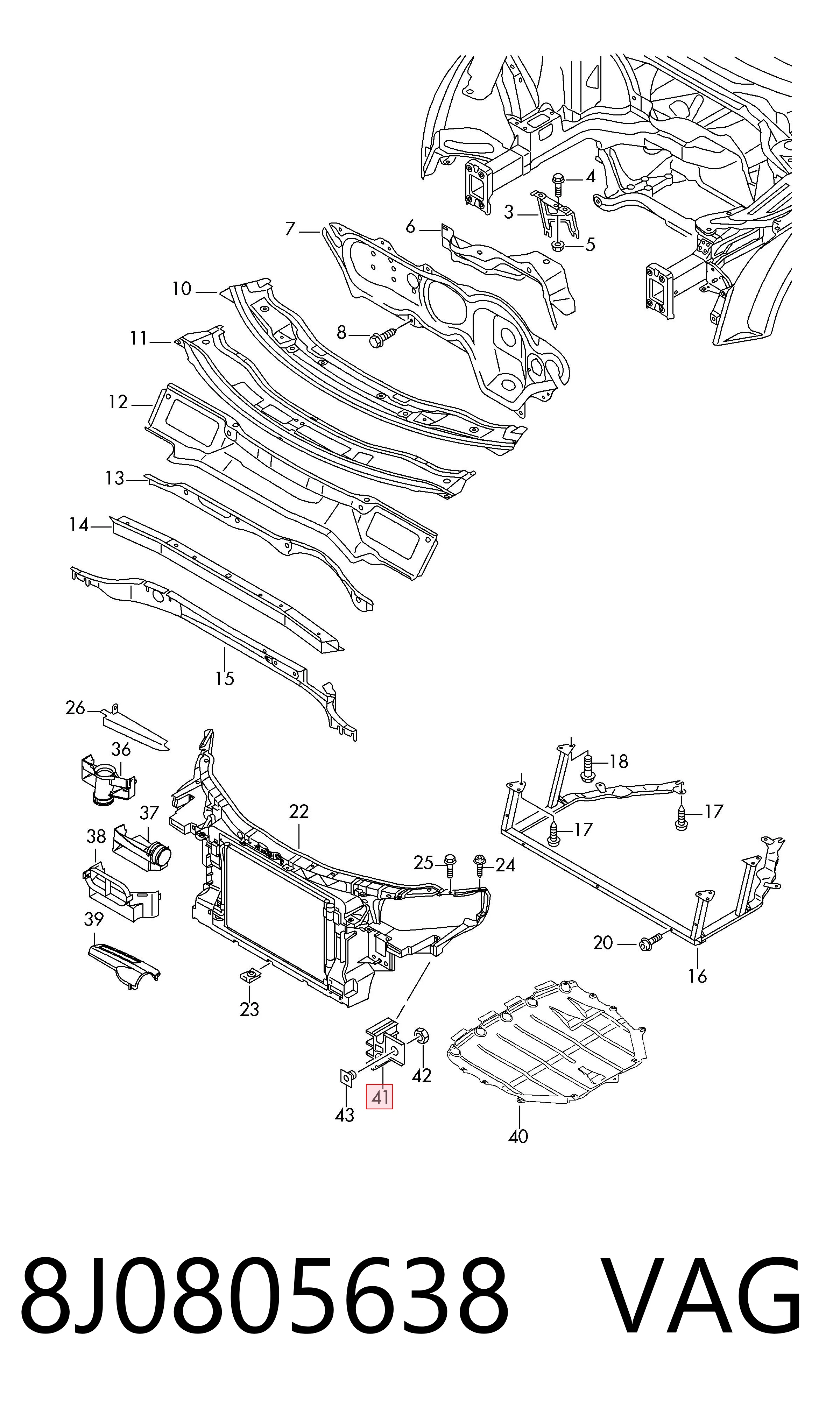 Купити 8J0805638 VAG 
