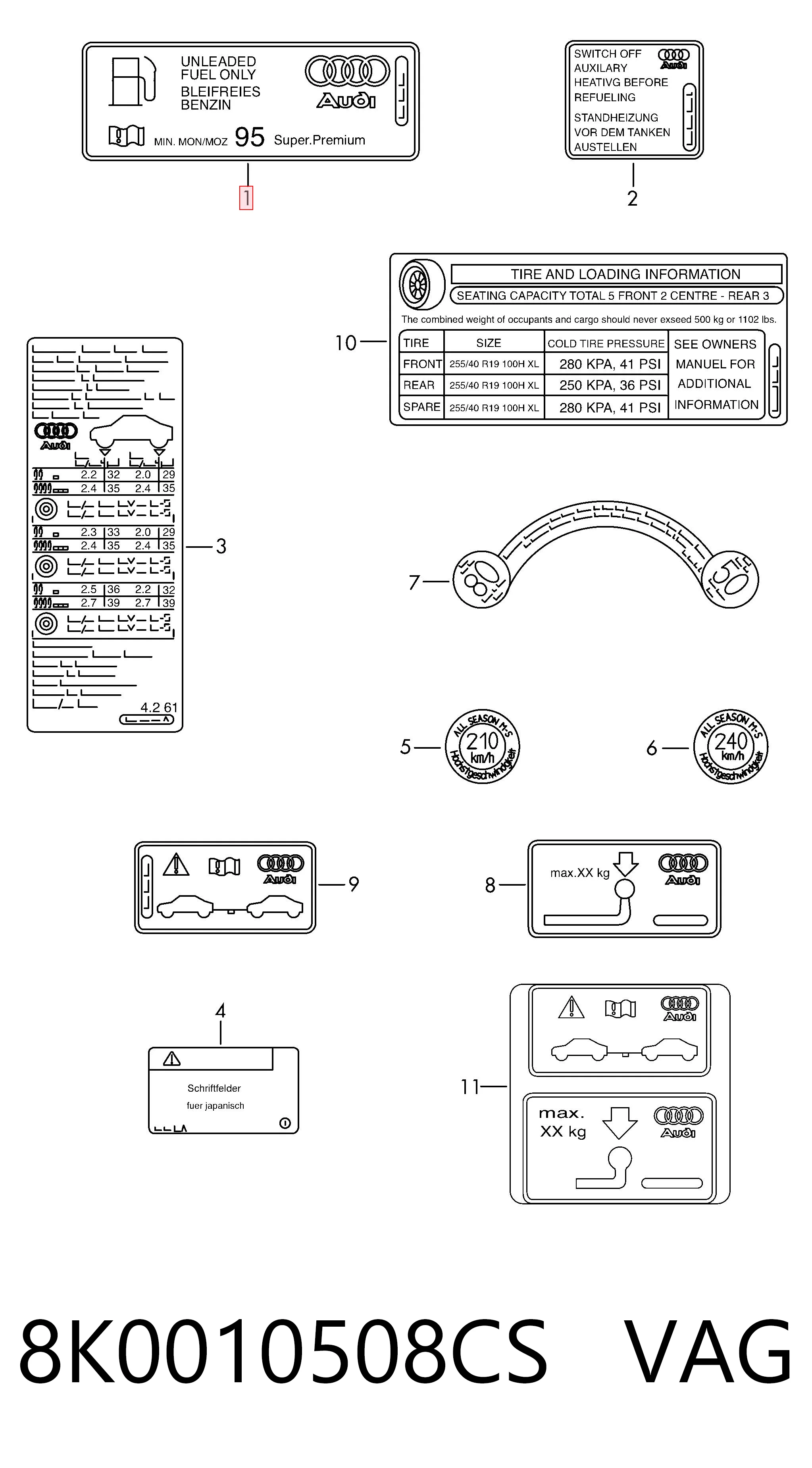 8K0010508CS VAG 