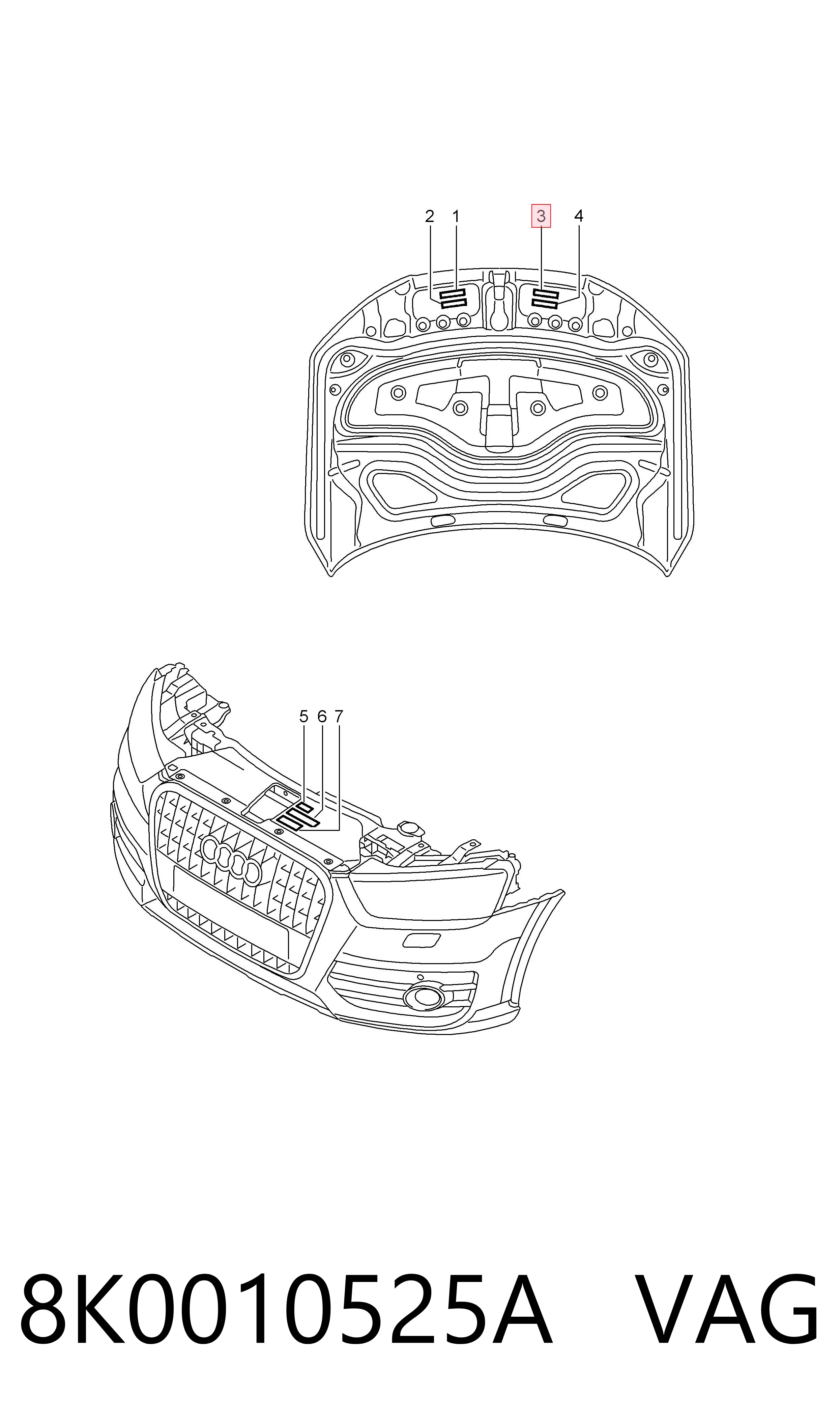 8K0010525A VAG 