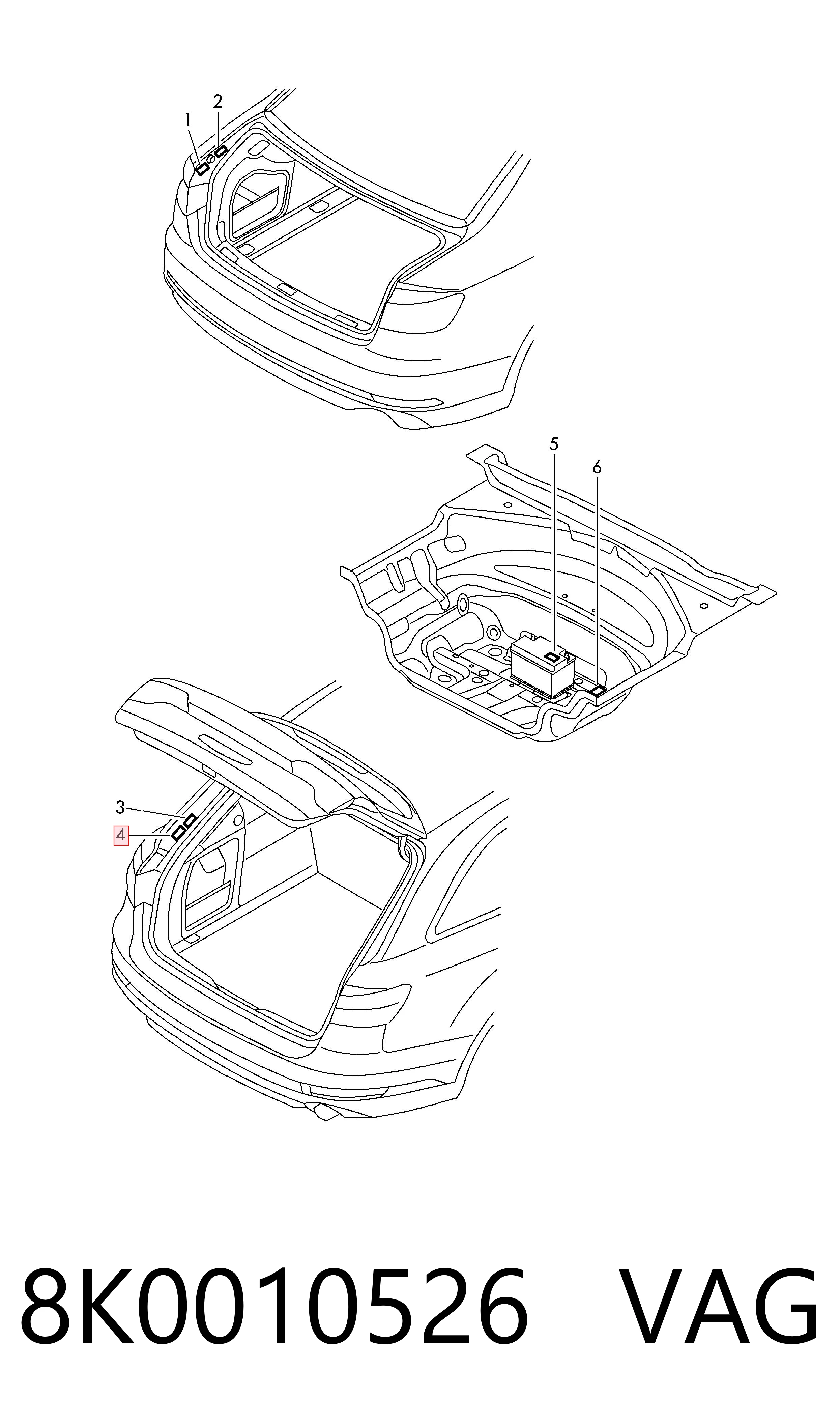 8K0010526 VAG 