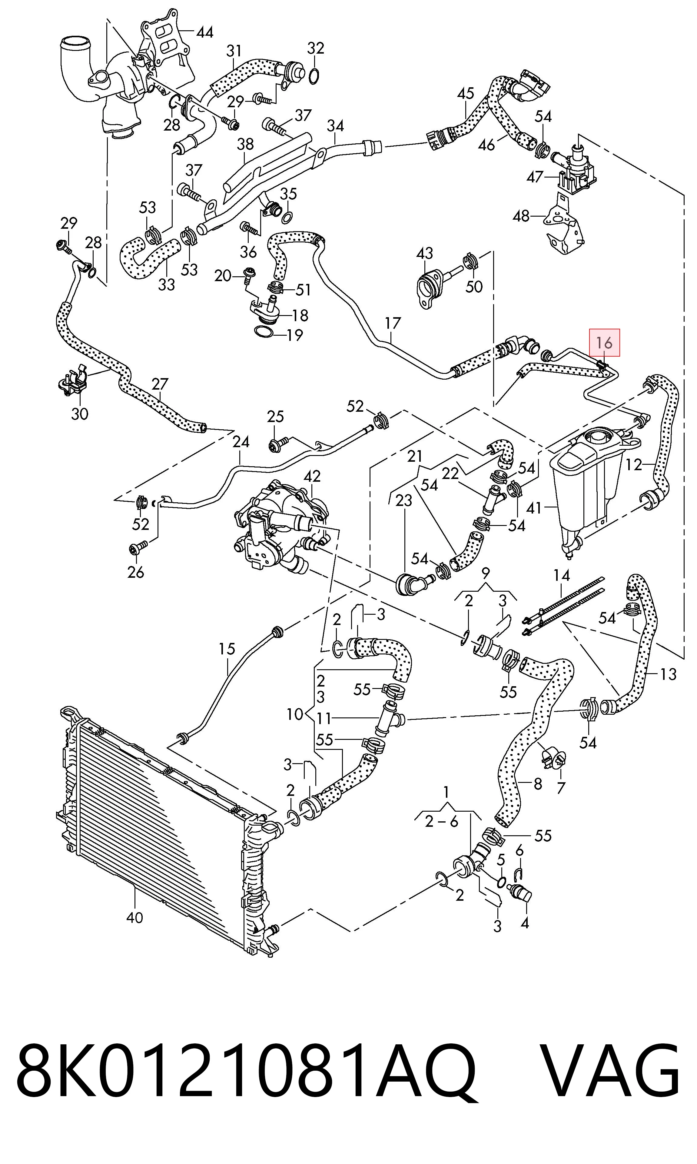  VAG 8K0121081AQ ціна, від 70.63 USD