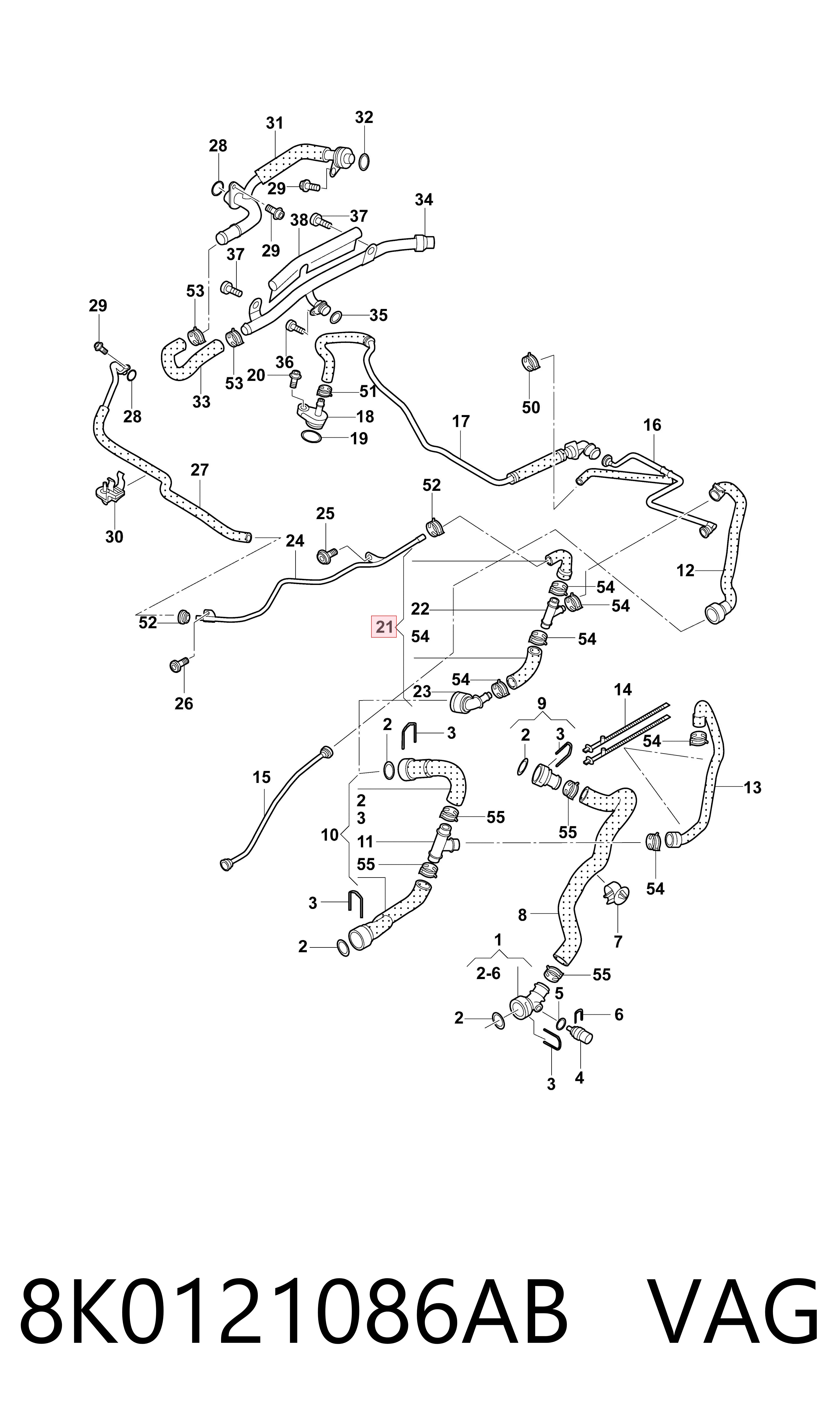  VAG 8K0121086AB