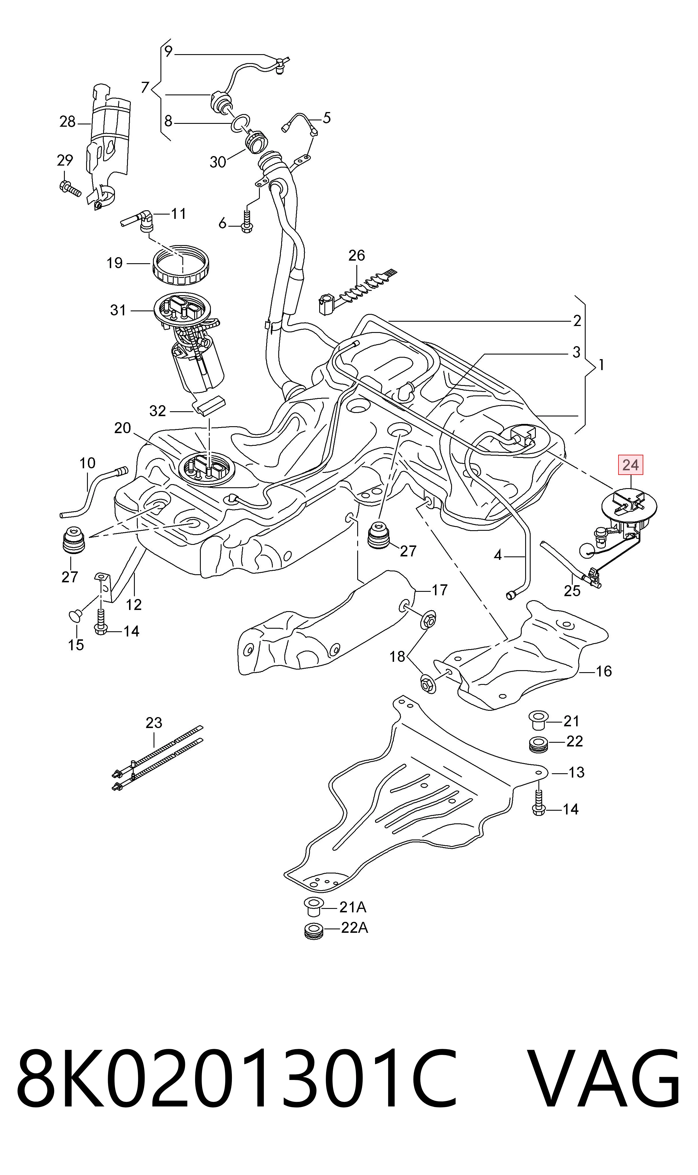 8K0201301C VAG 